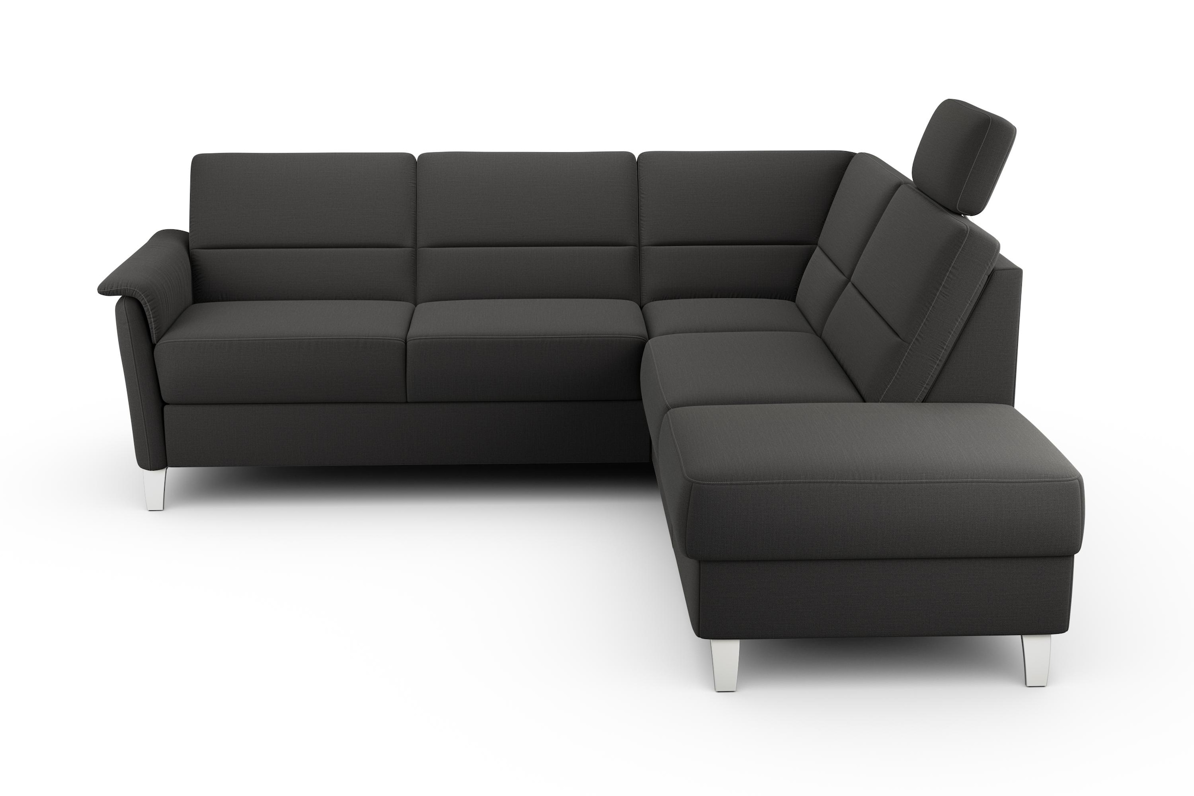 sit&more Ecksofa »Palmera L-Form«, Federkern, wahlweise mit Bettfunktion un günstig online kaufen