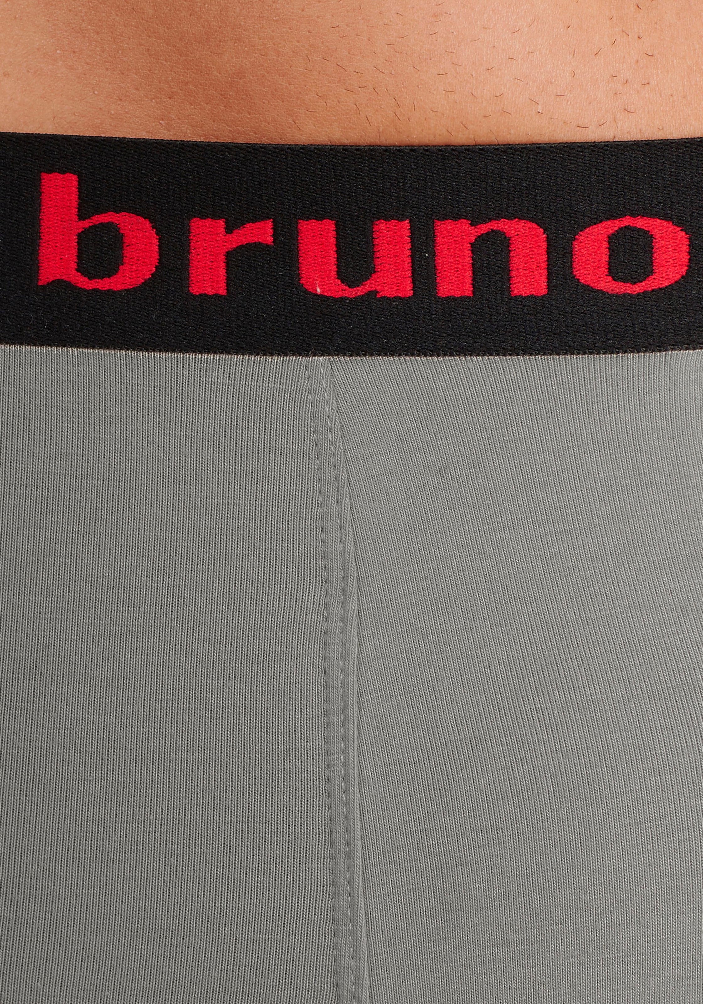 Bruno Banani Boxer »Boxershorts für Herren«, (Packung, 4 St.), mit längerem Bein und auffälligen Logobund