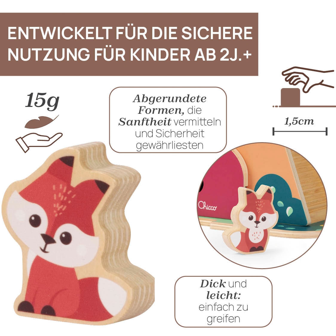 Chicco Spielwelt »My Woods Friends - Der Fuchsbau«