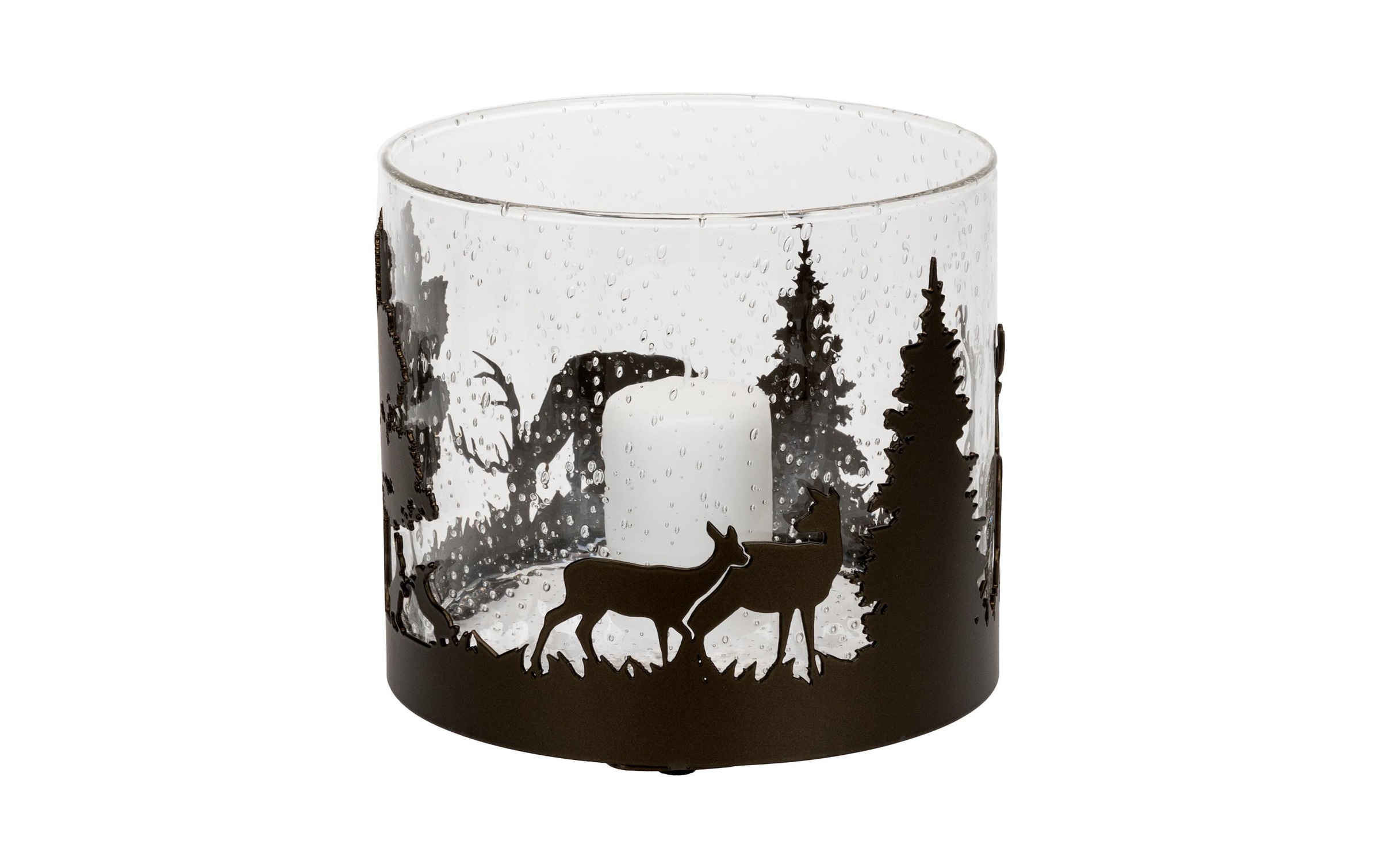 Glasi Hergiswil Kerzenhalter »Wald«