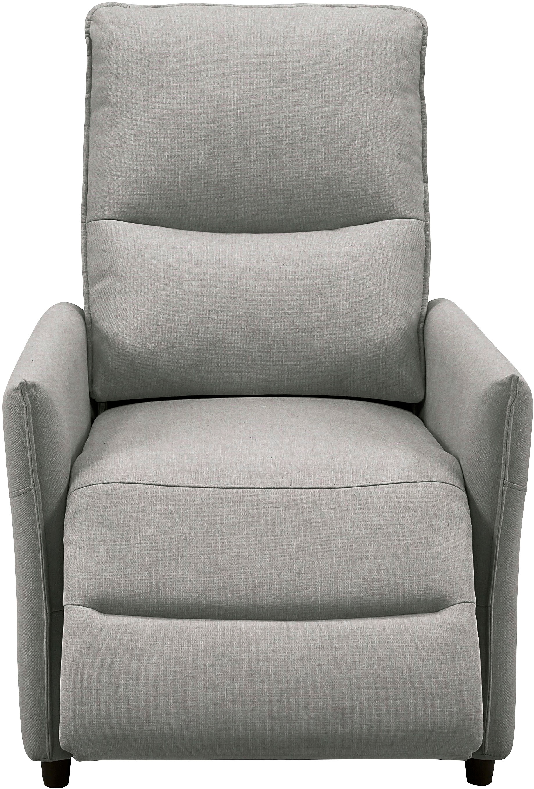 INOSIGN Relaxsessel »CURRIE, mit Liegefunktion, Webstoff-Bezug, Federkern,«, Ruhe-Sessel, Lese-Sessel, TV-Sessel