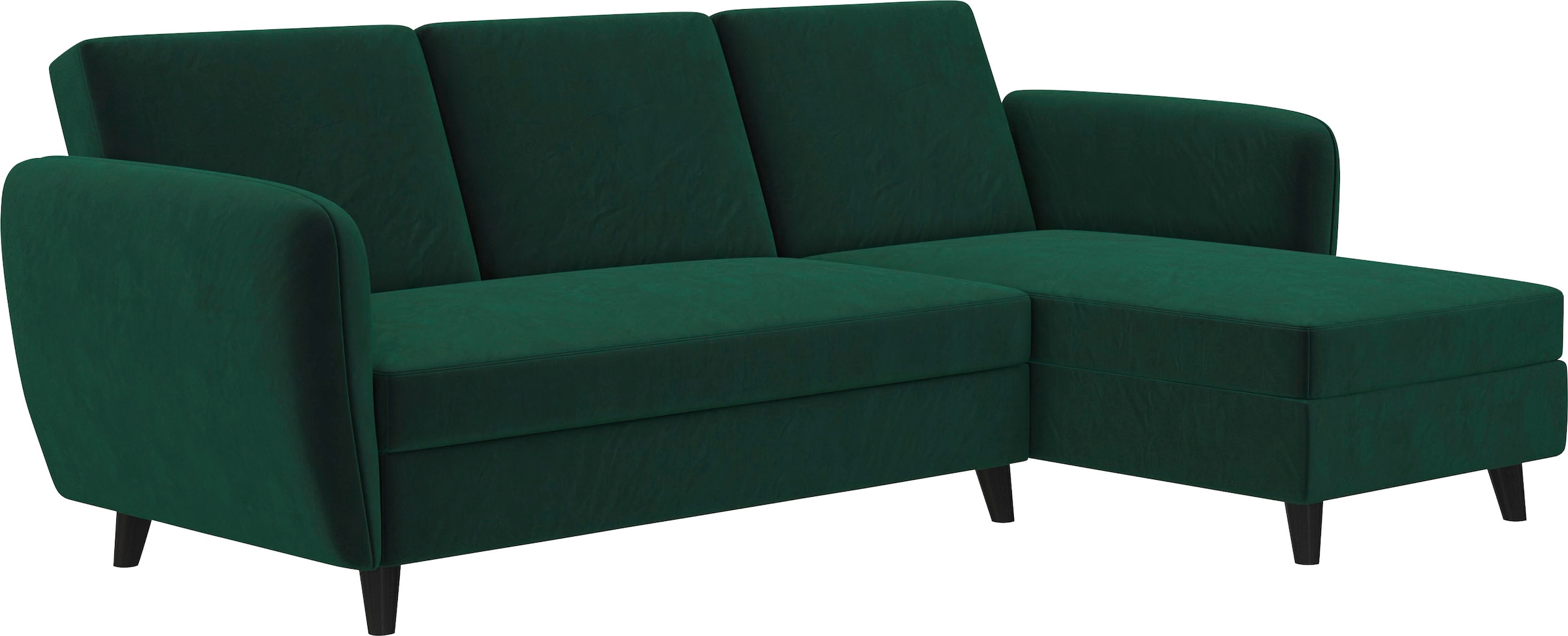 Dorel Home Ecksofa »Perry, L-Form,«, Rückenlehne, verschiedene Farbvarianten, Sitzhöhe 43 cm, Breite 219 cm
