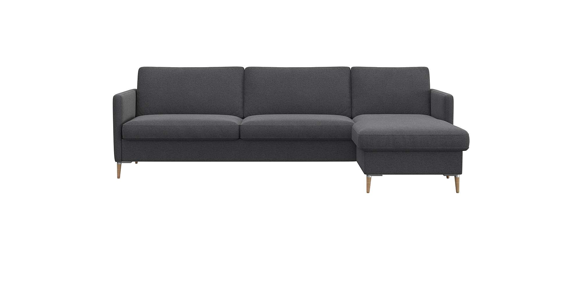 FLEXLUX Ecksofa »Fiore, super Sitzkomfort durch Kaltschaum im Sitz, L-Form« günstig online kaufen