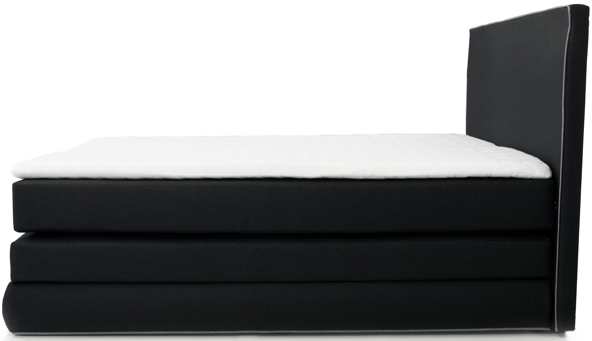 COLLECTION AB Boxspringbett »Ninoni«, inkl. Bettkasten, Topper und wahlweise mit LED-Beleuchtung