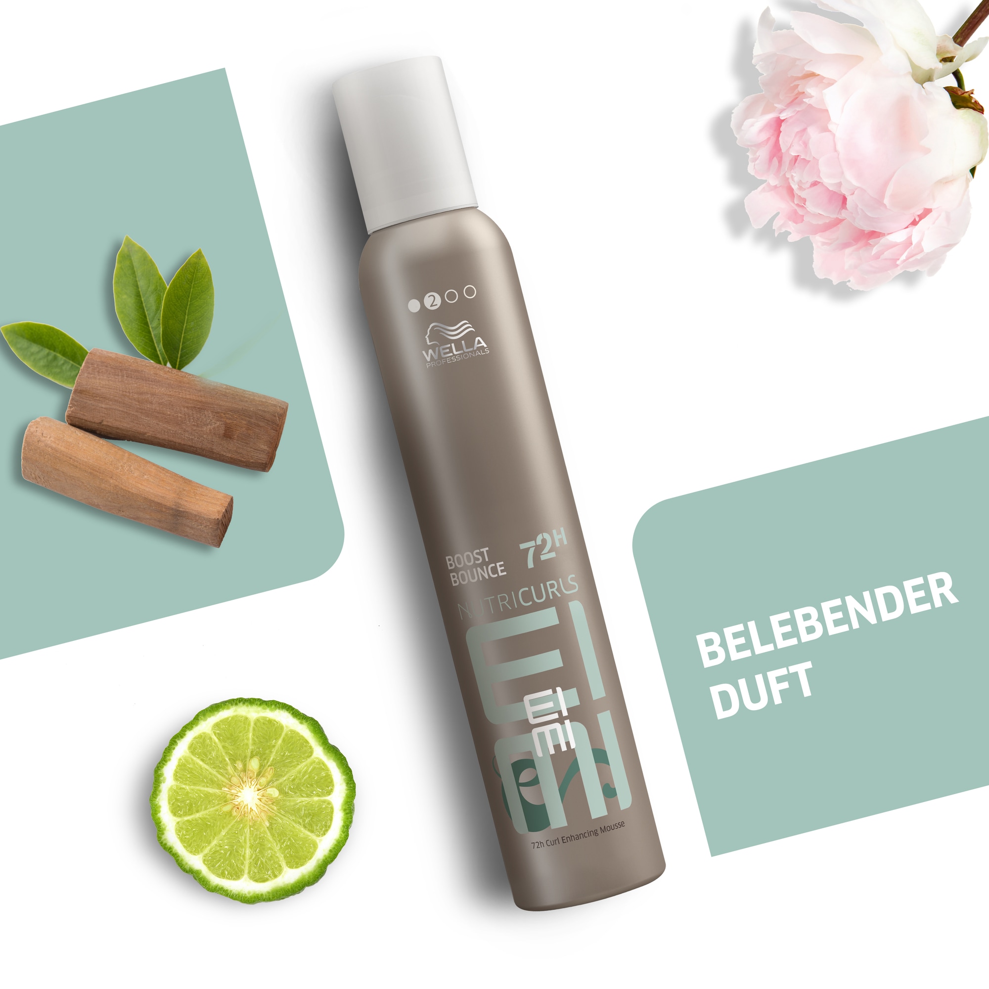 Wella Professionals Haarpflege-Spray »EIMI Boost Bounce Lockenmousse« 72h Halt, intensive Pflege, für maximale Definition, reduziert Frizz