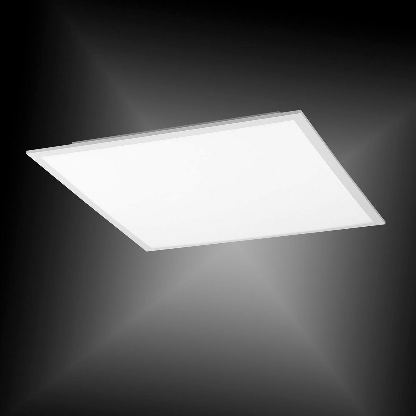 JUST LIGHT Deckenleuchte »FLAT«, 1 flammig, Leuchtmittel LED-Board | LED fest integriert, CCT - Farbtemperaturregelung (verstellbar von 2700-5000K)
