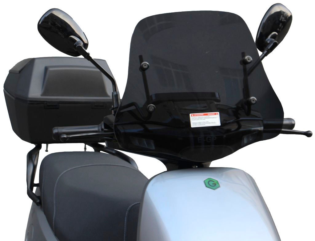 GreenStreet E-Motorroller »HYPE 3000 W 85 km/h inkl. Windschild + Topcase«, bis zu 90 km Reichweite, mit USB-Anschluss und Keyless-System