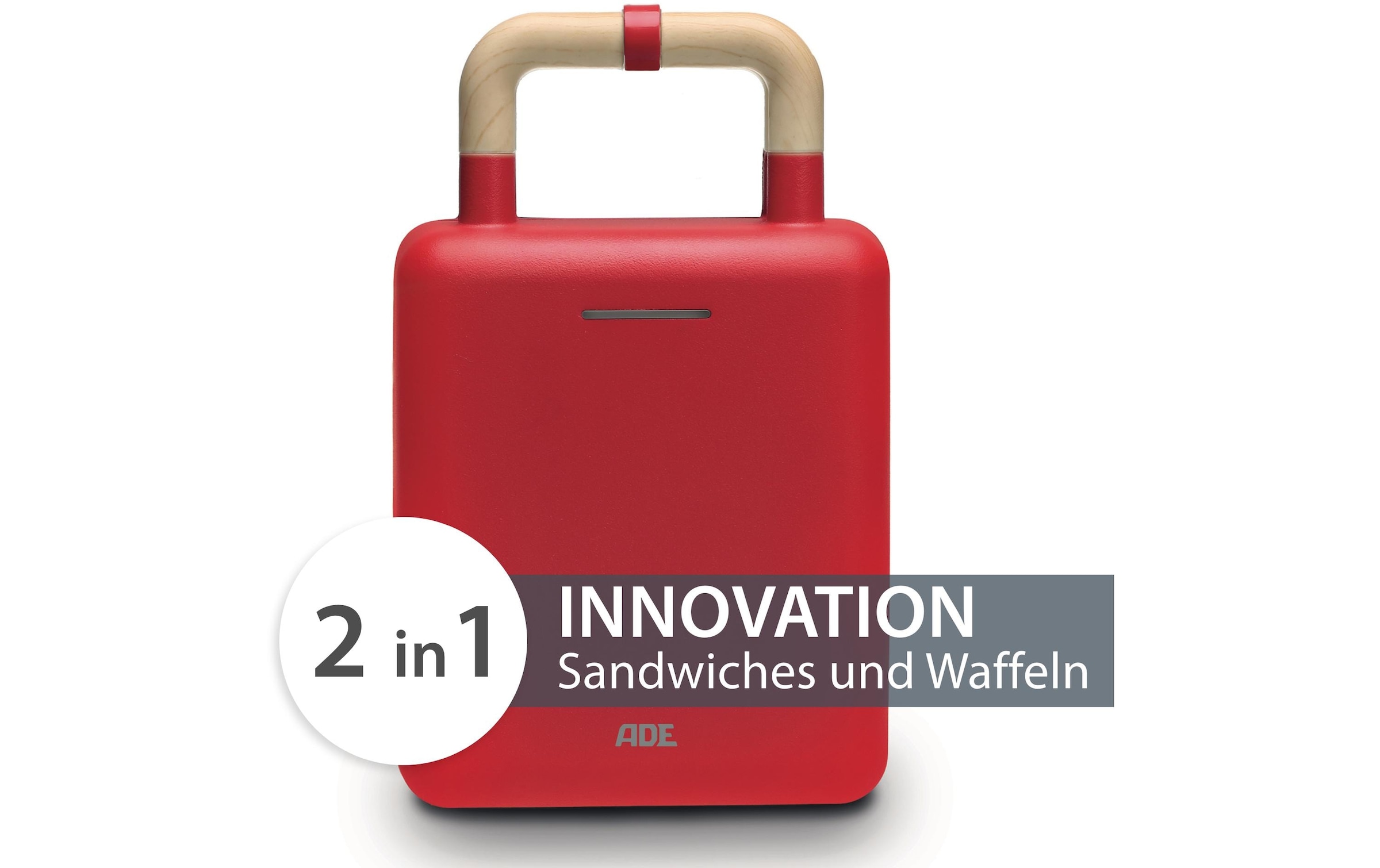 ADE Waffeleisen »Rot« 600 W