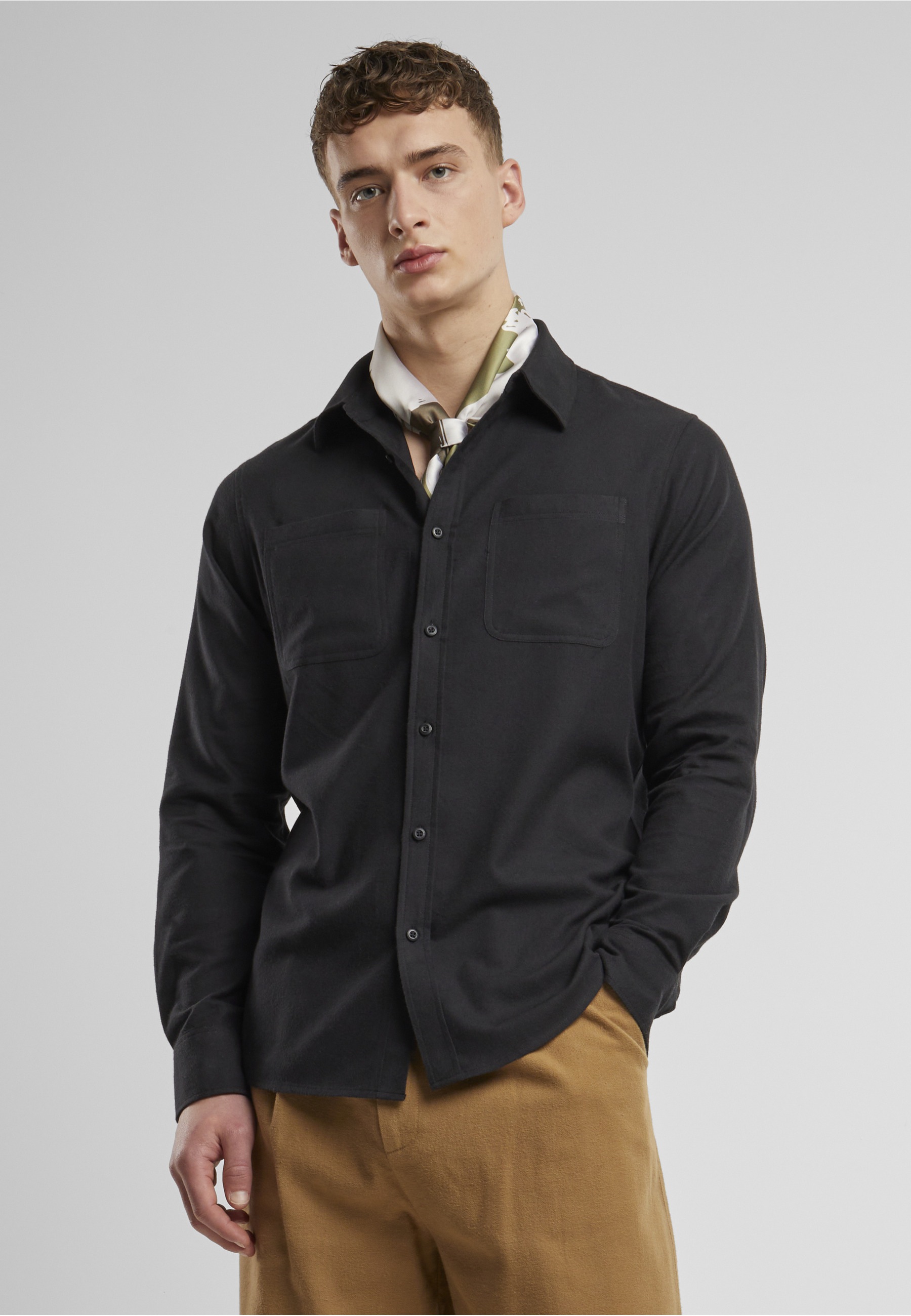 URBAN CLASSICS Flanellhemd »Urban Classics Herren Flanell Shirt« 1 Stk.
