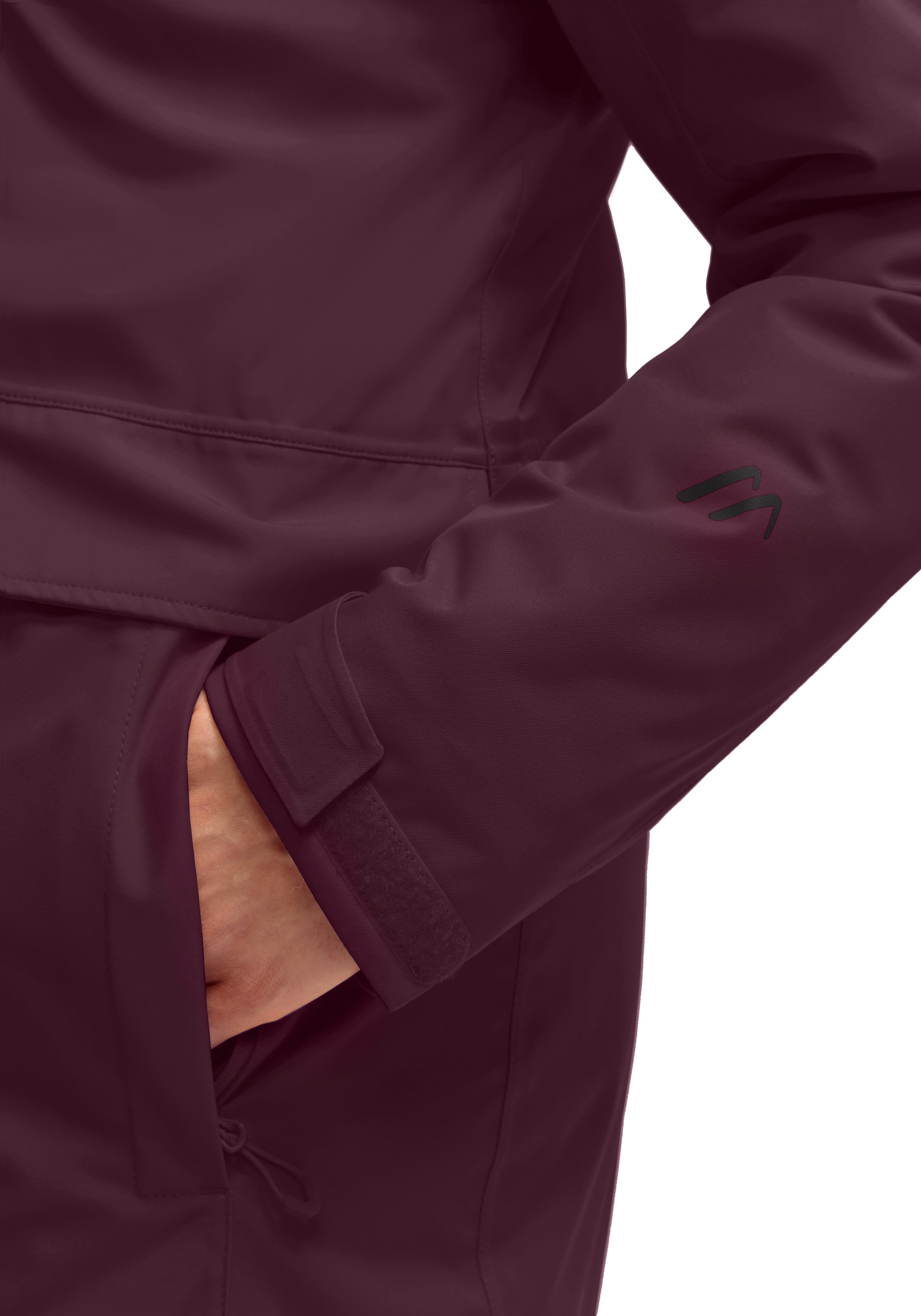 Maier Sports Winterjacke »Lisbon Coat« Damen Wintermantel, wattierte Regenjacke, wasserdicht + atmungsaktiv