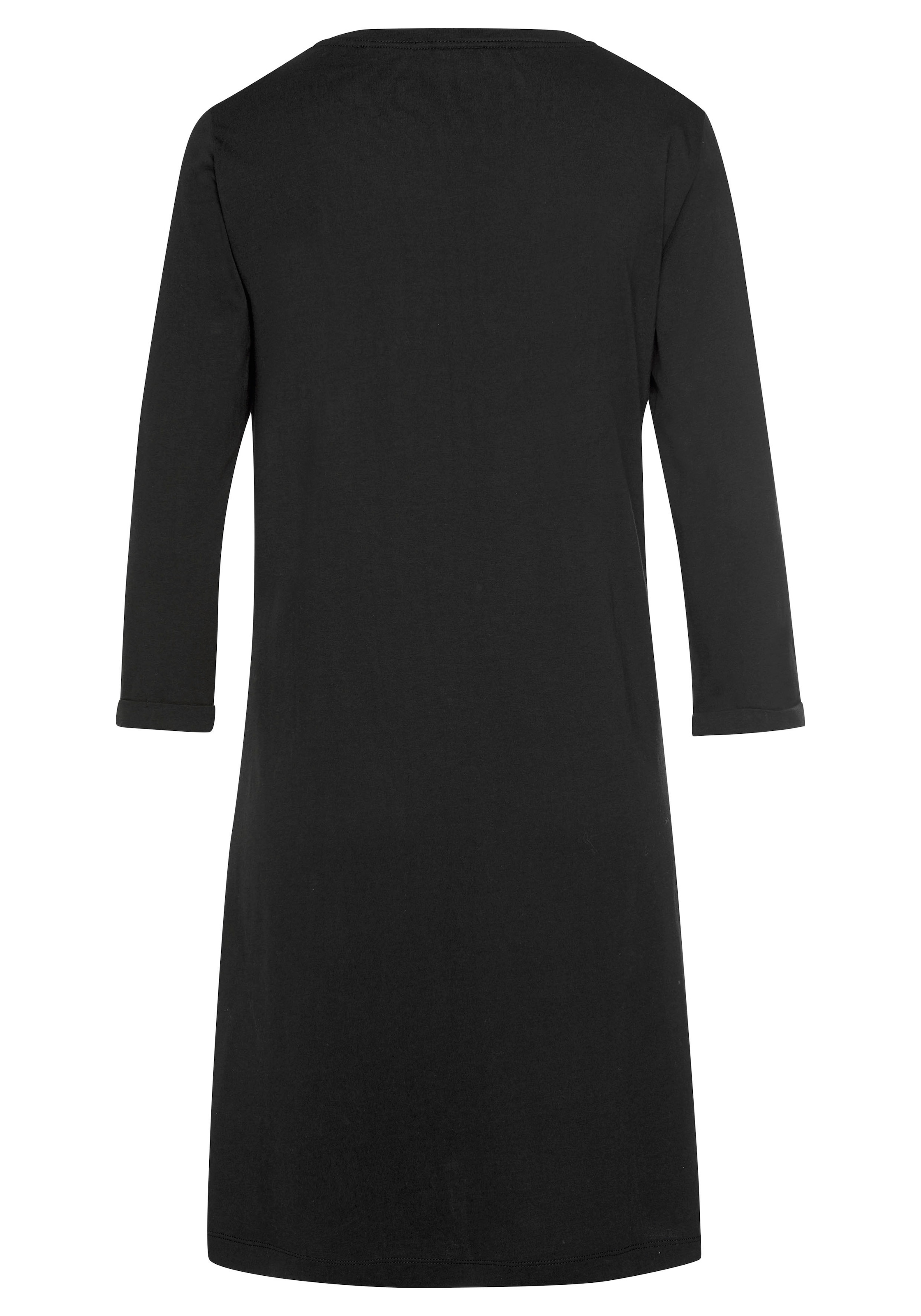 LASCANA Sleepshirt, mit 3/4-Ärmeln und kleinem Frontprint