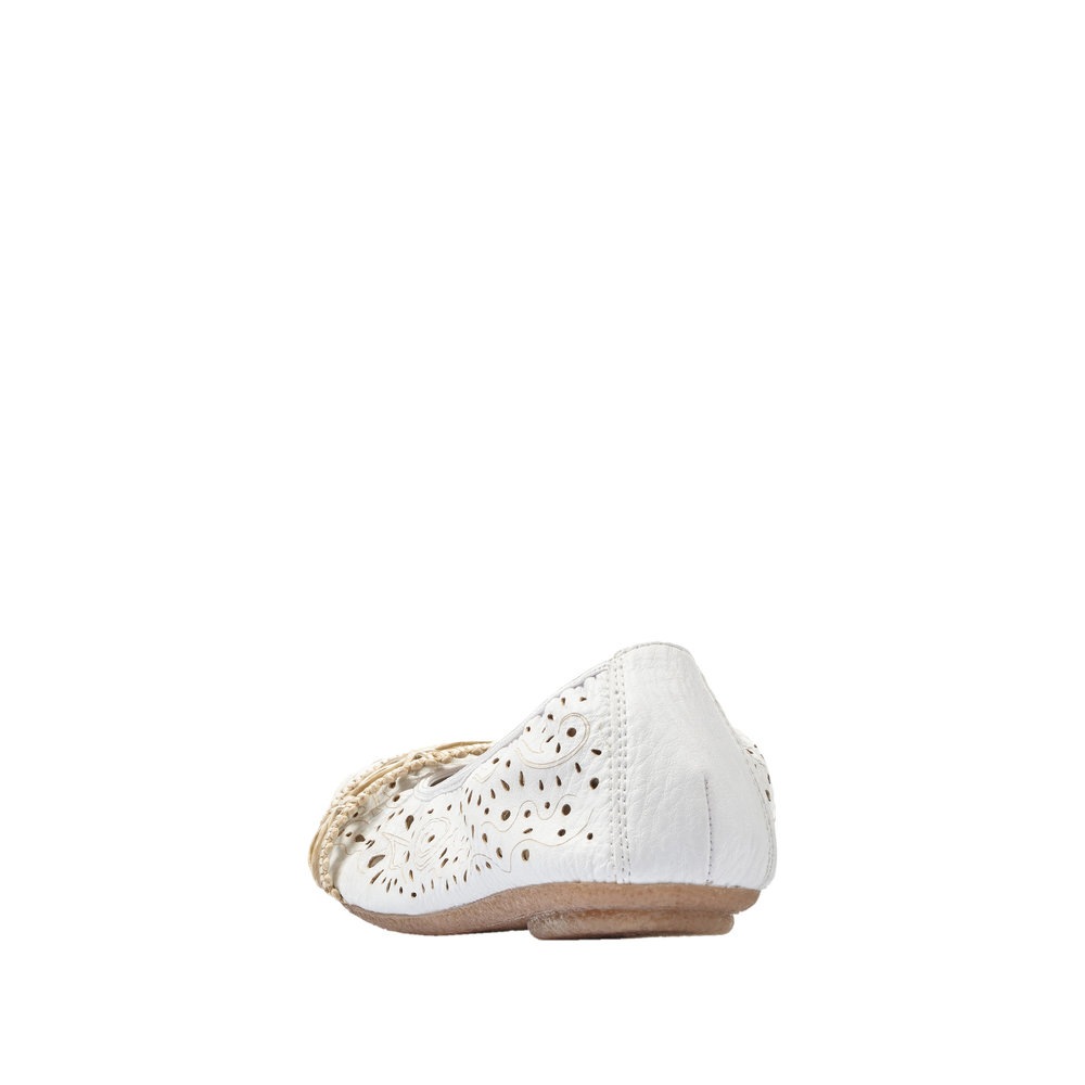 Rieker Ballerina  Slipper, Flache Schuhe mit Rundum-Gummizug