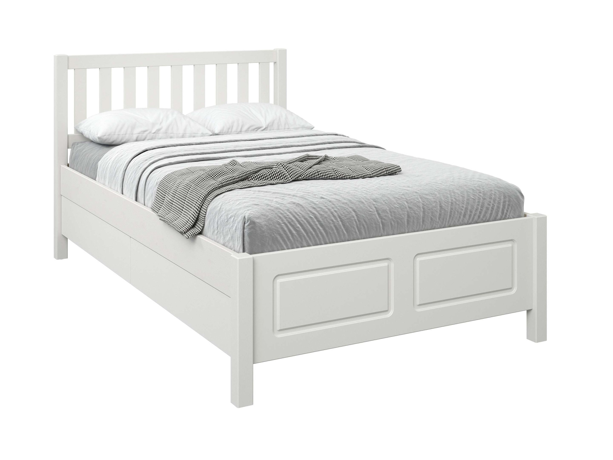 OTTO home Stauraumbett »Synnra, maximaler Stauraum, 4 Schubladen, Made in EU, Landhausstil« FSC® zertifiziert, Kassettenfront, Stauraumlösung und Komfort