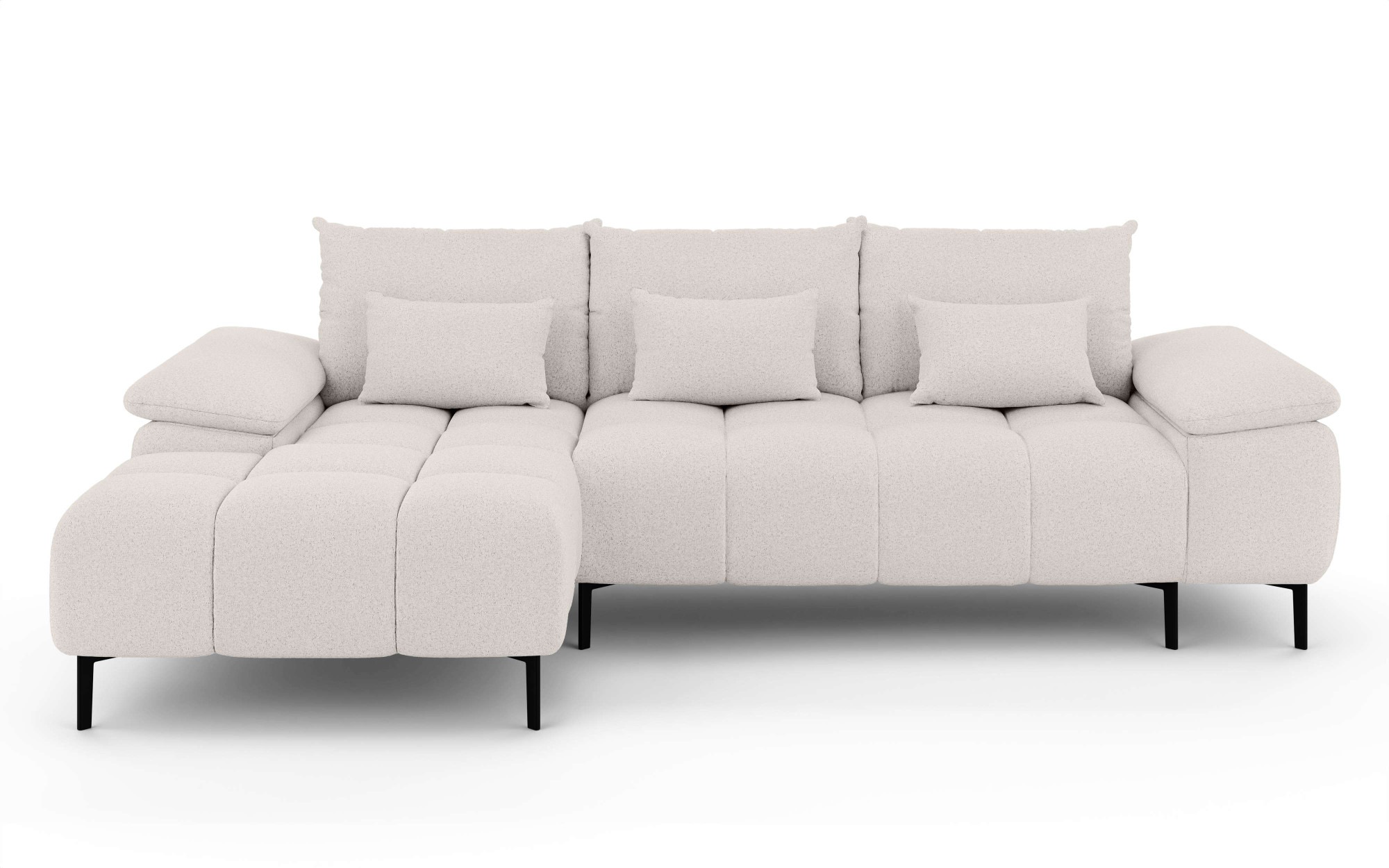 INOSIGN Ecksofa »DROMARA Schlafsofa mit Bettkasten, Maße: B/T/H 277/141/91 günstig online kaufen