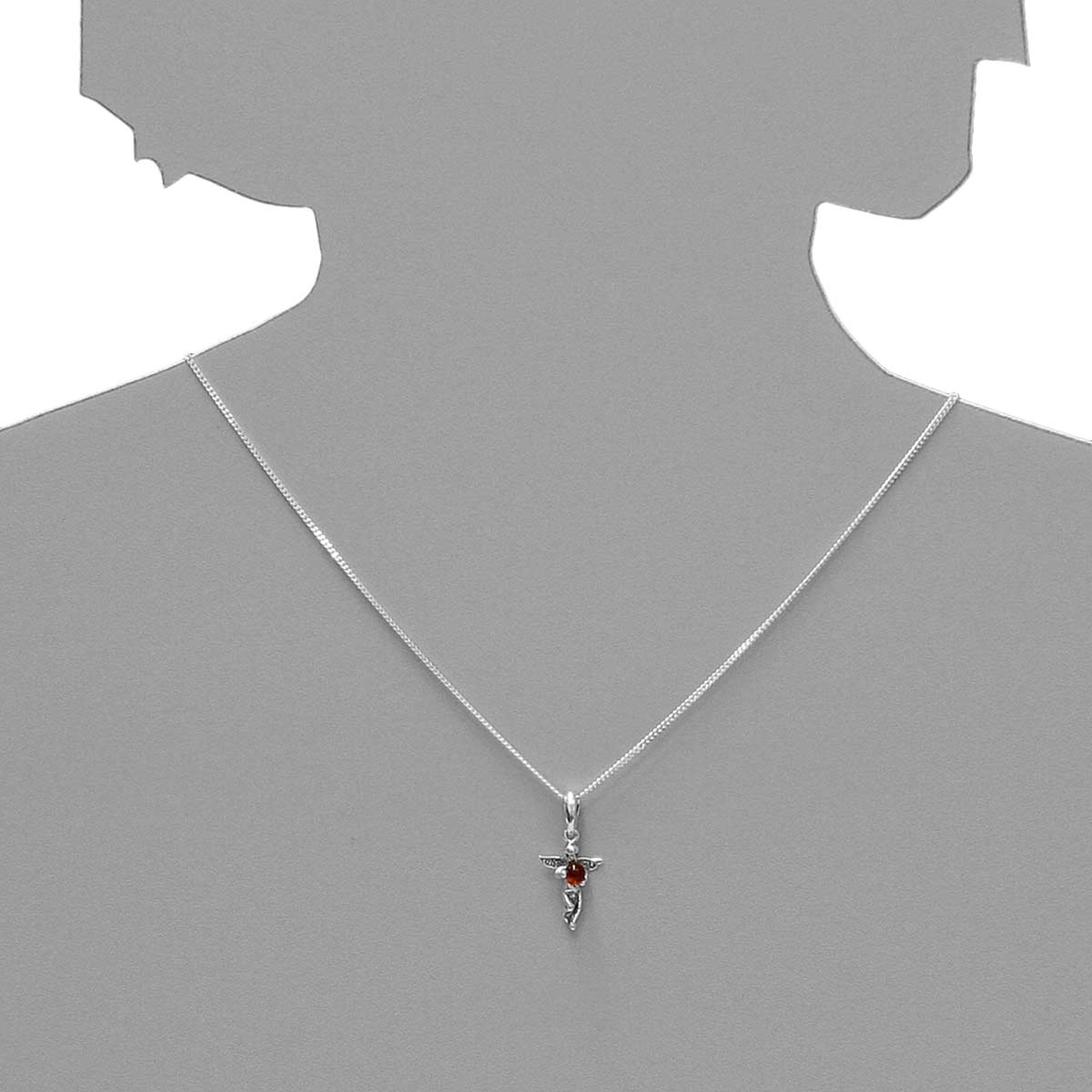 OSTSEE-SCHMUCK Kette mit Anhänger »Ostsee-Schmuck Kette mit Anhänger kleine Elfe«, (2 tlg.)