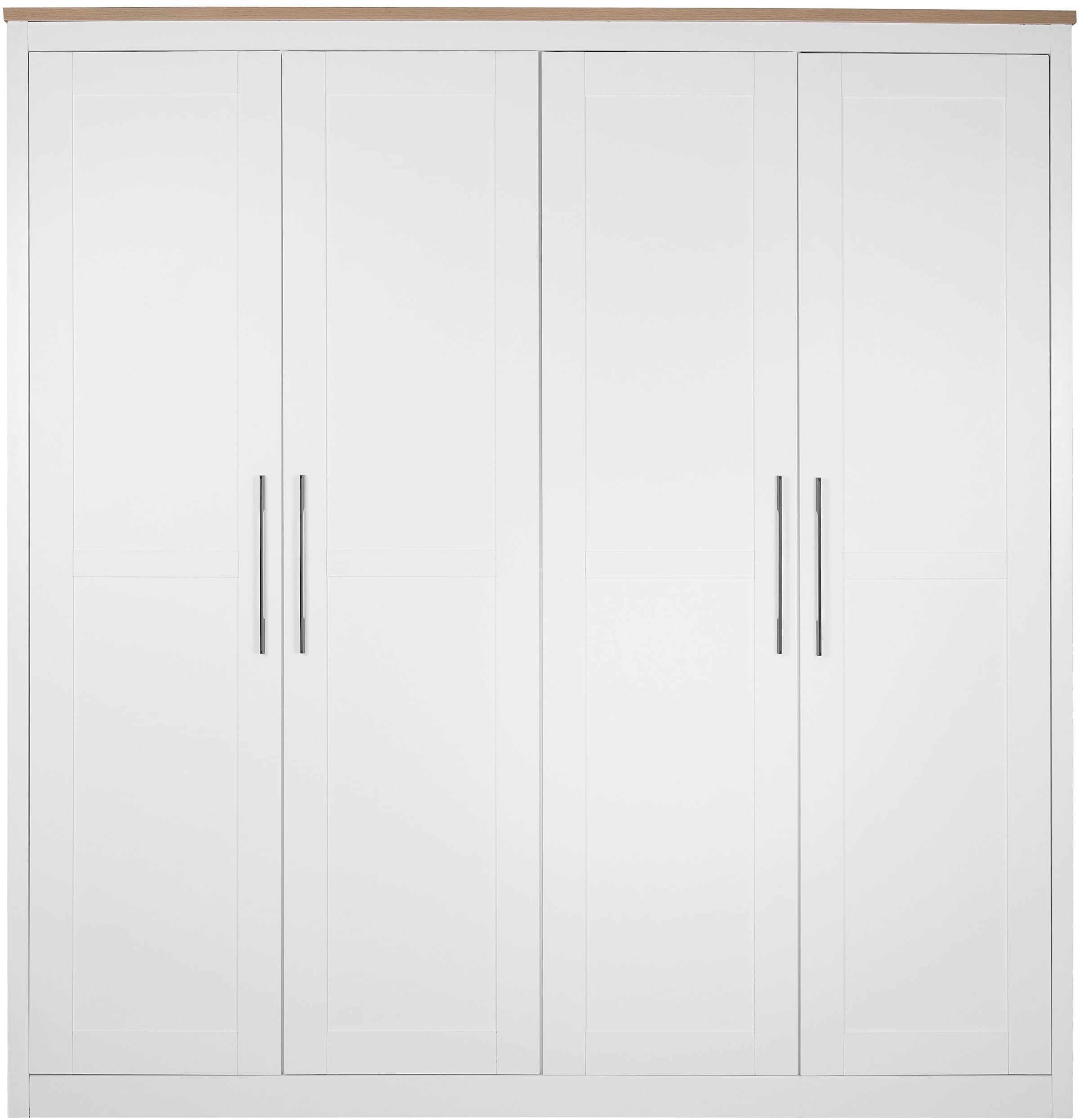 OTTO home Kleiderschrank »Büsum Schlafzimmer Schrank Otto´s Choice« stabile robuste Bauweise mit optimaler Aufteilung,  Schlafzimmerschrank Landhaus Design Garderobe Schrank Bestseller