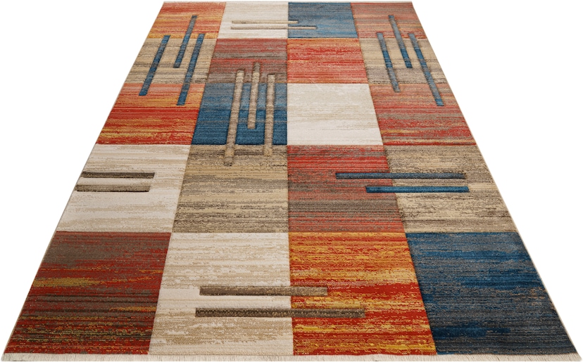 FLAIR RUGS Teppich bequem mit Floral«, schnell »Retro bestellen Hoch-Tief-Effekt, fußbodenheizungsgeeignet, Muster florales und rechteckig