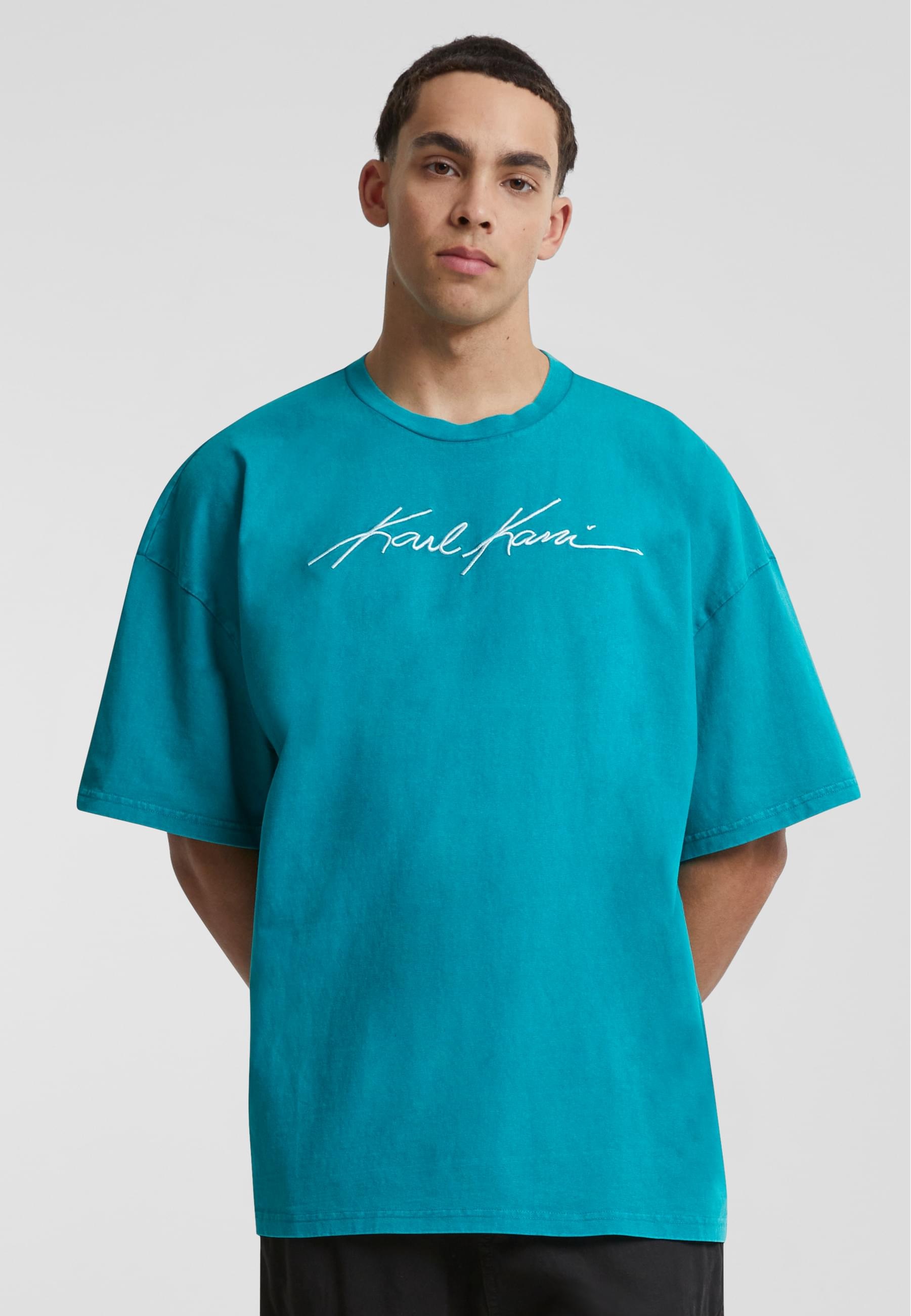 Karl Kani T-Shirt »Karl Kani KM242-048-2 Autograph Washed Boxy Tee« 1 Stk. tlg.