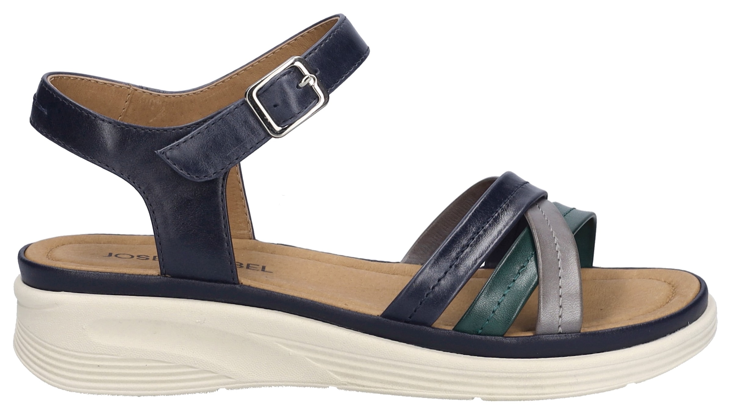 Josef Seibel Sandale »Sevran 02«  , Plateausandale, Keilsandale mit modischer Kreuzbandage