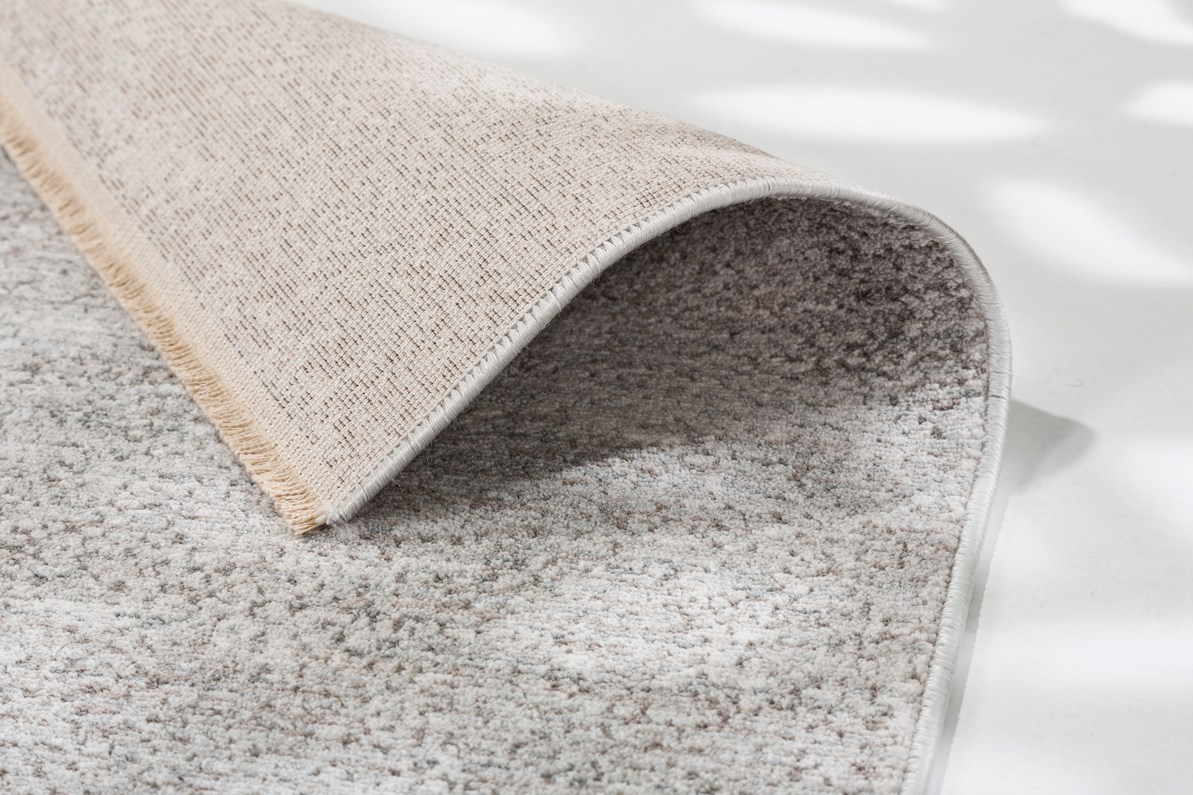 SCHÖNER WOHNEN-Kollektion Teppich »Charme 240«, rechteckig, 6 mm Höhe, leichter Kurzflor, Fransen, Wohnzimmer