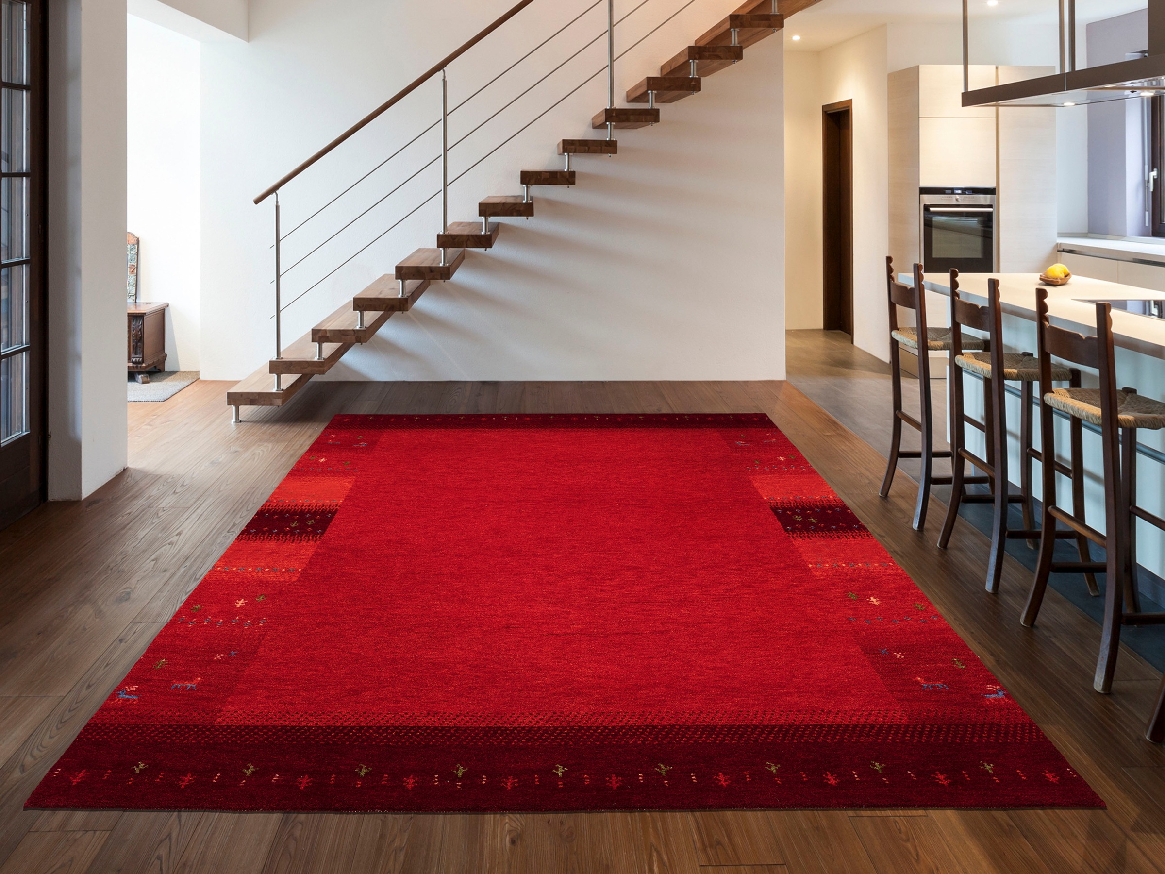 OCI DIE TEPPICHMARKE Wollteppich »INTENSE MALA«, rechteckig, 12 mm Höhe, handgeknüpft, reine Schurwolle, fußwarm, Wohnzimmer