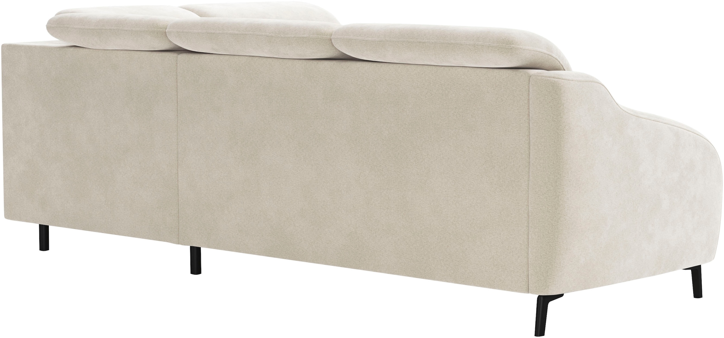 sit&more Ecksofa »Blues L-Form«, wahlweise mit Klapptisch und USB