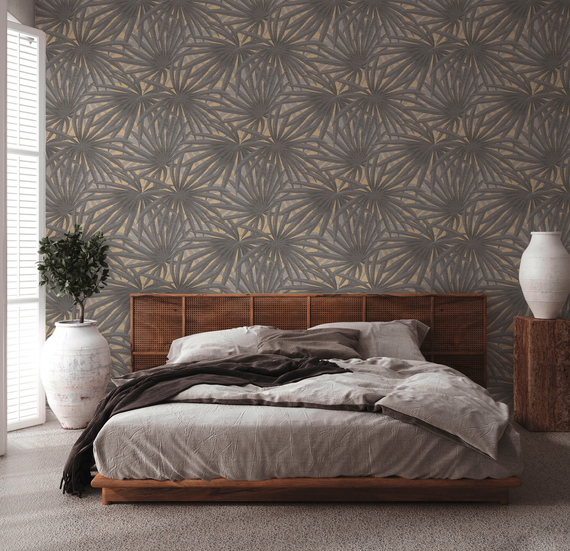 living walls Vliestapete »Metropolitan Stories, Said Marrakesch«, floral-botanisch-tropisch, Blumen Tapete Floral