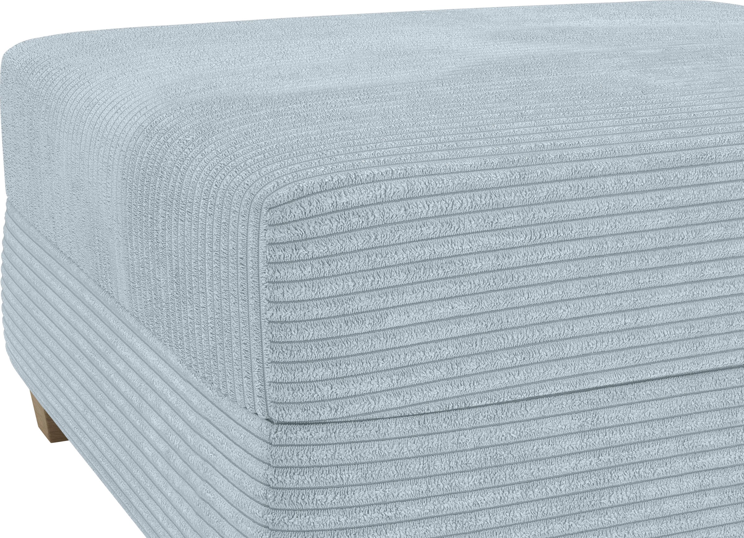Mr. Couch Hocker »Helena«, Mit Federkern, wahlweise mit DuraSpring-Taschenfederkern