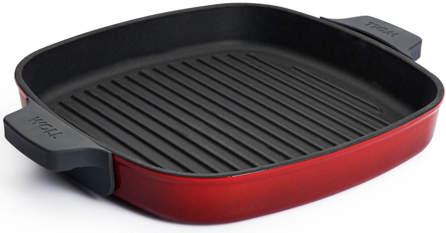 WOLL Grillpfanne »Iron«, Gusseisen, (1 tlg.), 28x28 cm, Induktion
