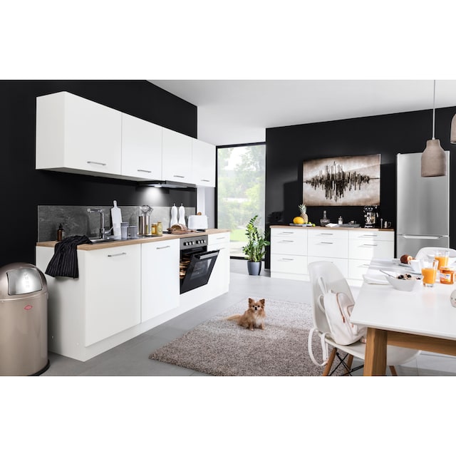 HELD MÖBEL Küchenzeile »Visby«, ohne E-Geräte, Breite 240 cm für  Geschirrspülmaschine auf Raten kaufen