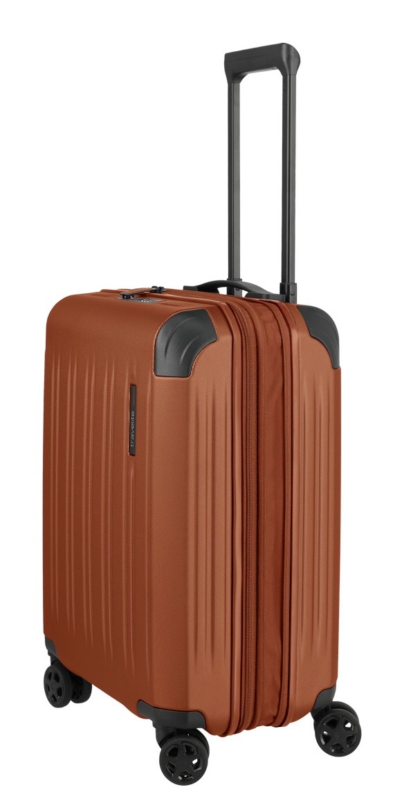 travelite Hartschalen-Trolley »DYNAMIIC, verschiedene Größen und Farben«, 4 Rollen, Hartschalen-Koffer auch in XL ABS Volumenerweiterung bei S+/M/L