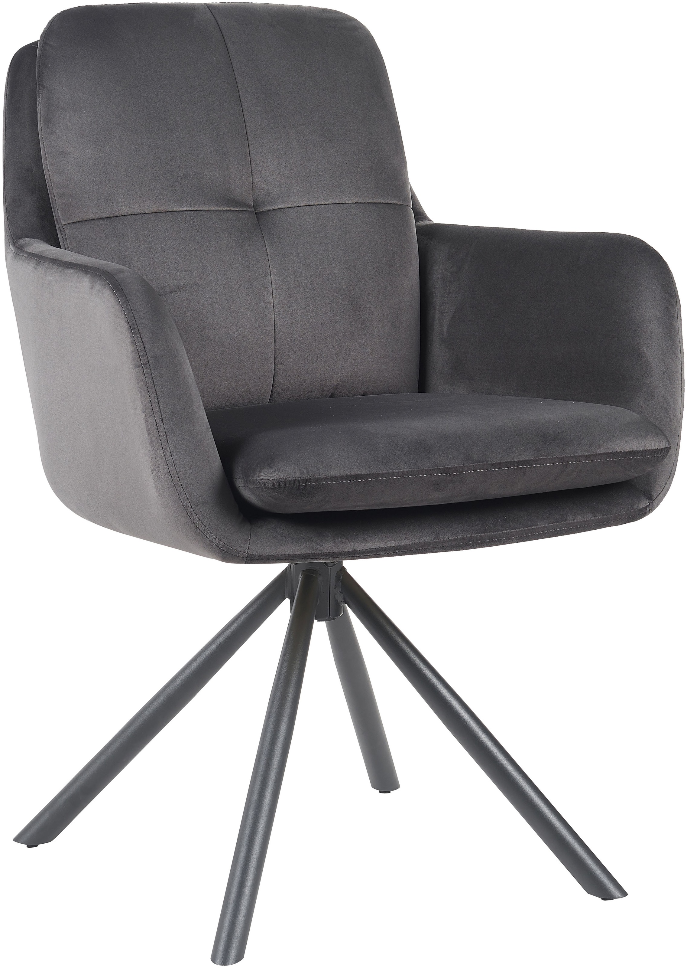 HELA Armlehnstuhl »PARMA« (Set) 2 Stk.2er Pack, 360° drehbar, 4-Fuß, Kissen günstig online kaufen