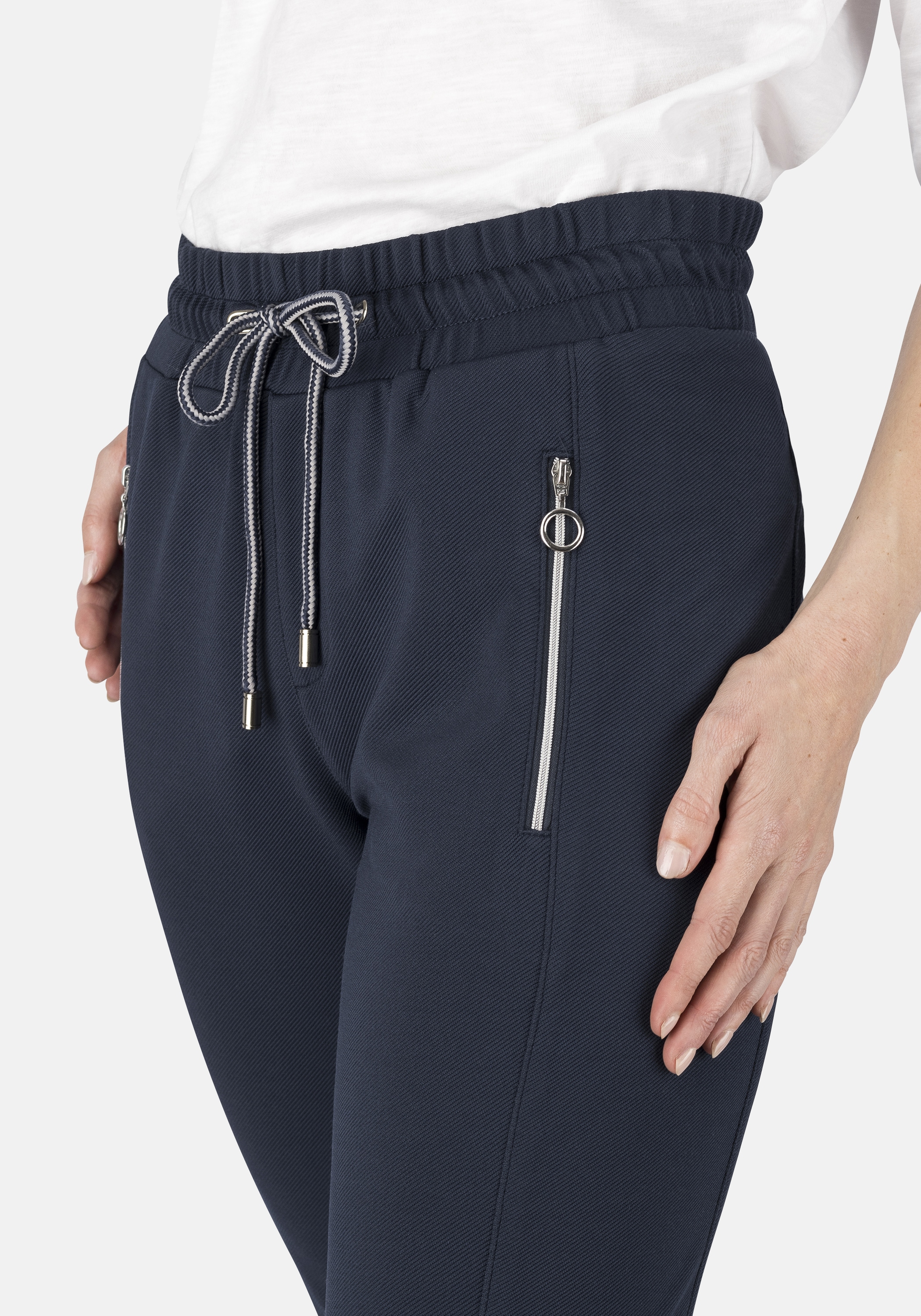 STOOKER WOMEN Schlupfhose »Berlin Easy Fit Jeans«  Tapered Fit Casual Technostretch Mit Gummibund für Damen