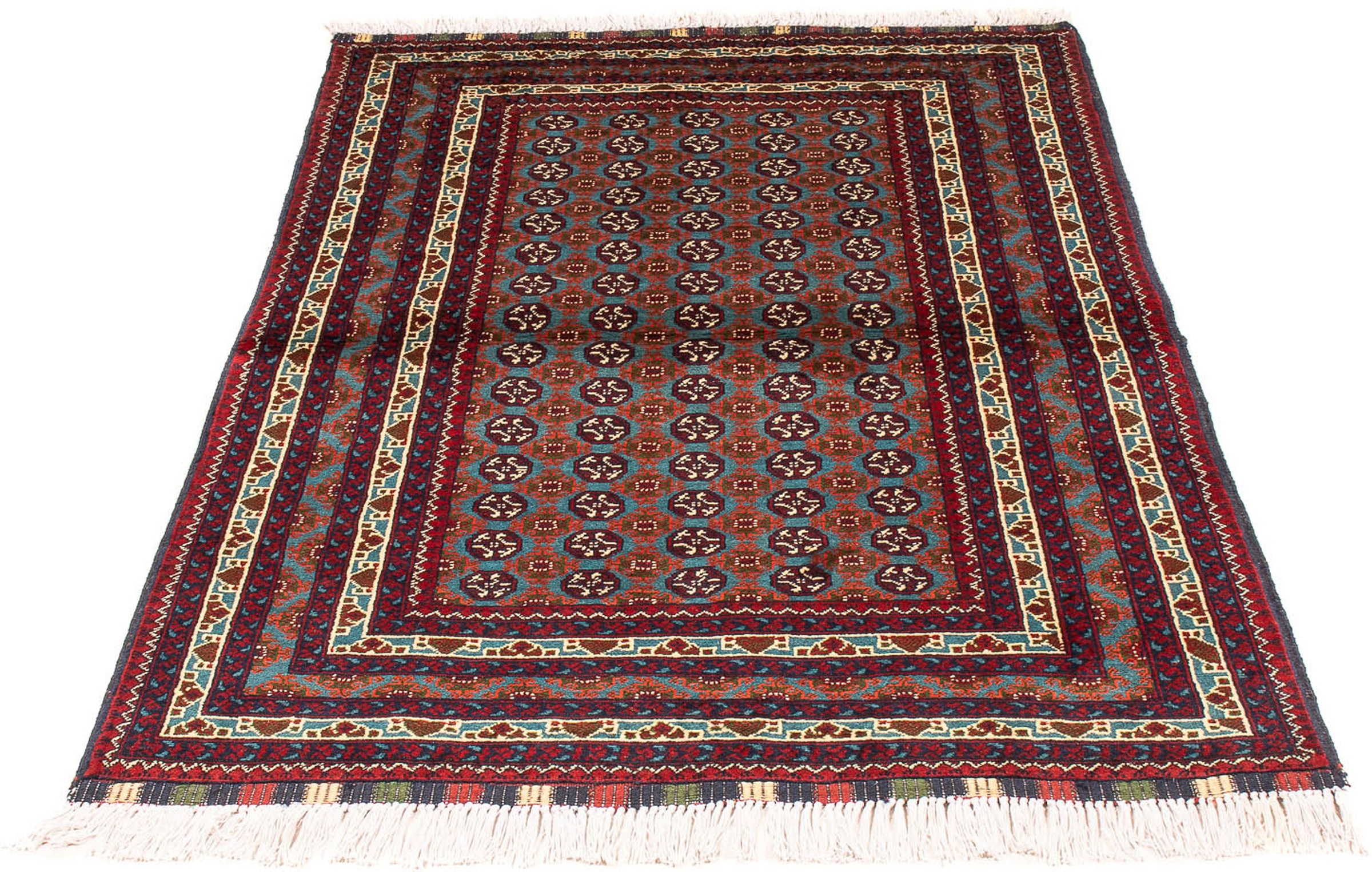 morgenland Orientteppich »Afghan - Buchara - 150 x 100 cm - mehrfarbig«, re günstig online kaufen