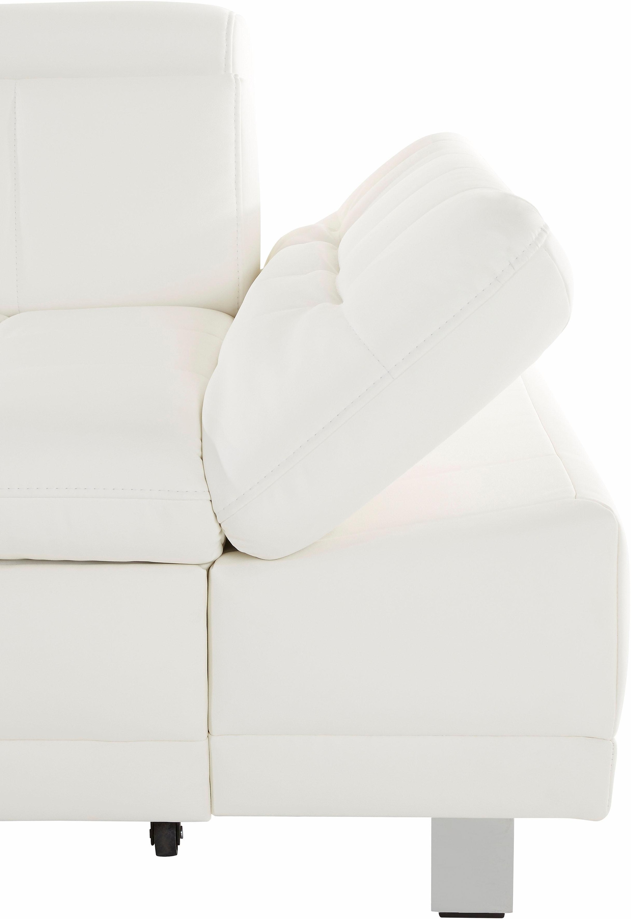 sit&more Ecksofa »Limit L-Form«, wahlweise mit Bettfunktion und Bettkasten