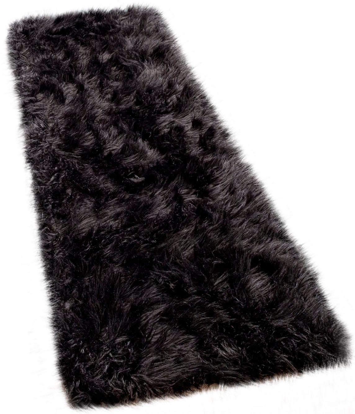 Paco Home Hochflor-Läufer »Playa 960«, rechteckig, 64 mm Höhe, Läufer, Kunstfell, Flokati-Optik, weich und flauschig, Uni-Farben