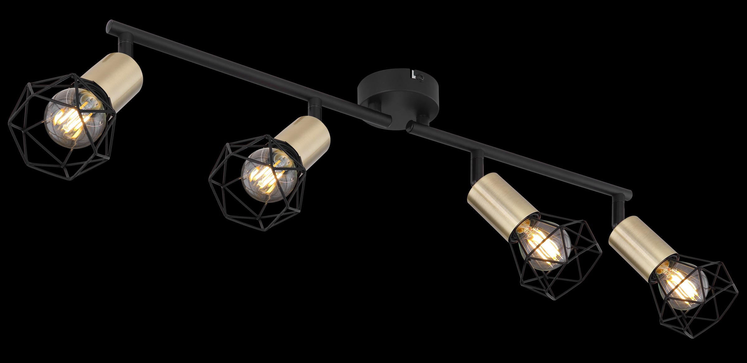 GLOBO LIGHTING Deckenstrahler »XARA I«, Leuchtmittel E14 | ohne Leuchtmittel, Deckenstrahler/Metall/Flur/Wohnzimmer/Schlafzimmer