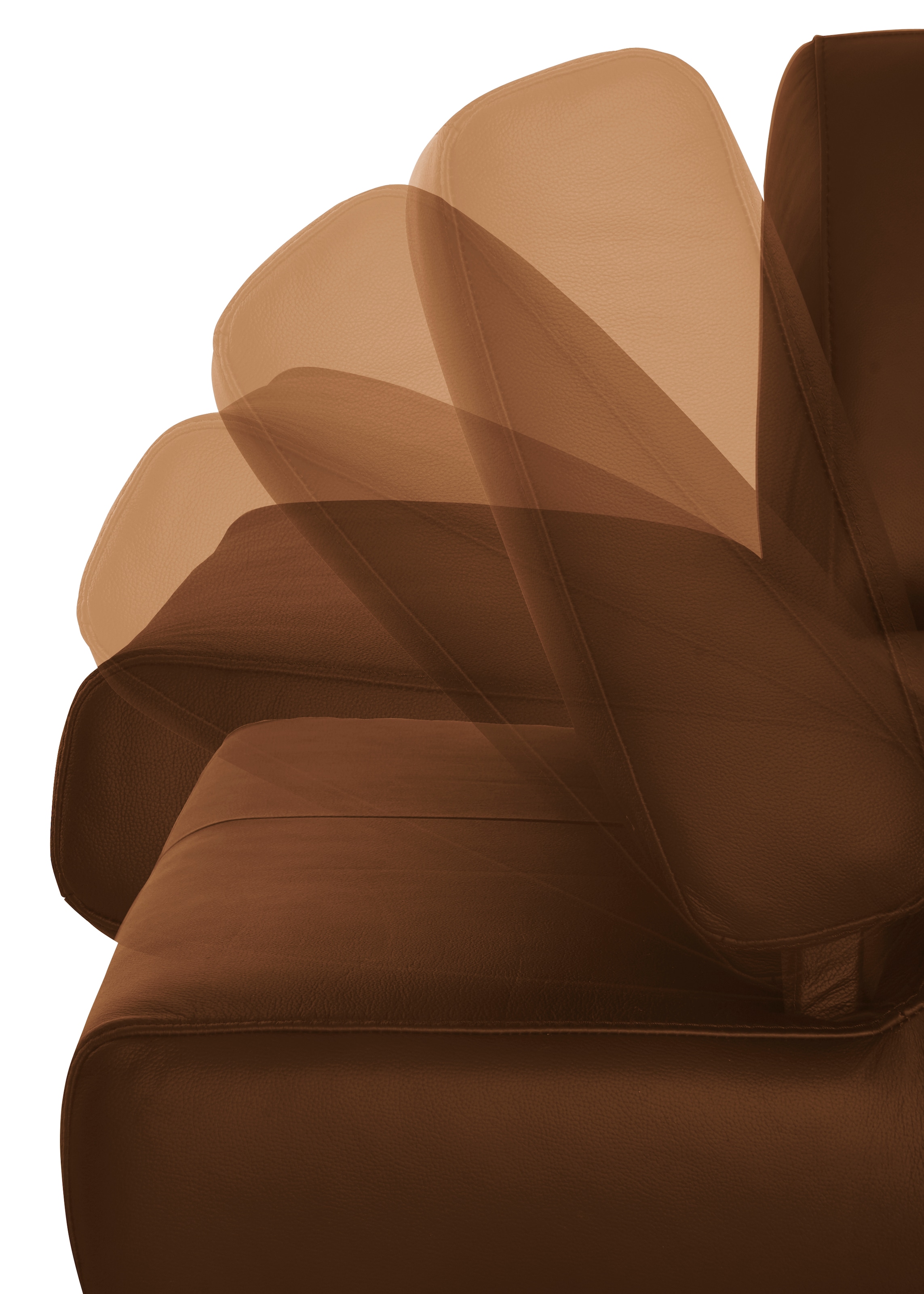 W.SCHILLIG 3-Sitzer »taboo Designsofa mit hohem Sitzkomfort«, mit Übertiefe, inklusive Armlehnenverstellung