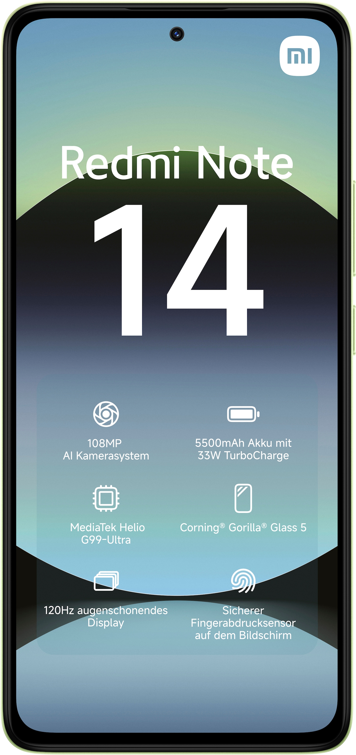 Xiaomi Smartphone »Redmi Note 14«, Grün