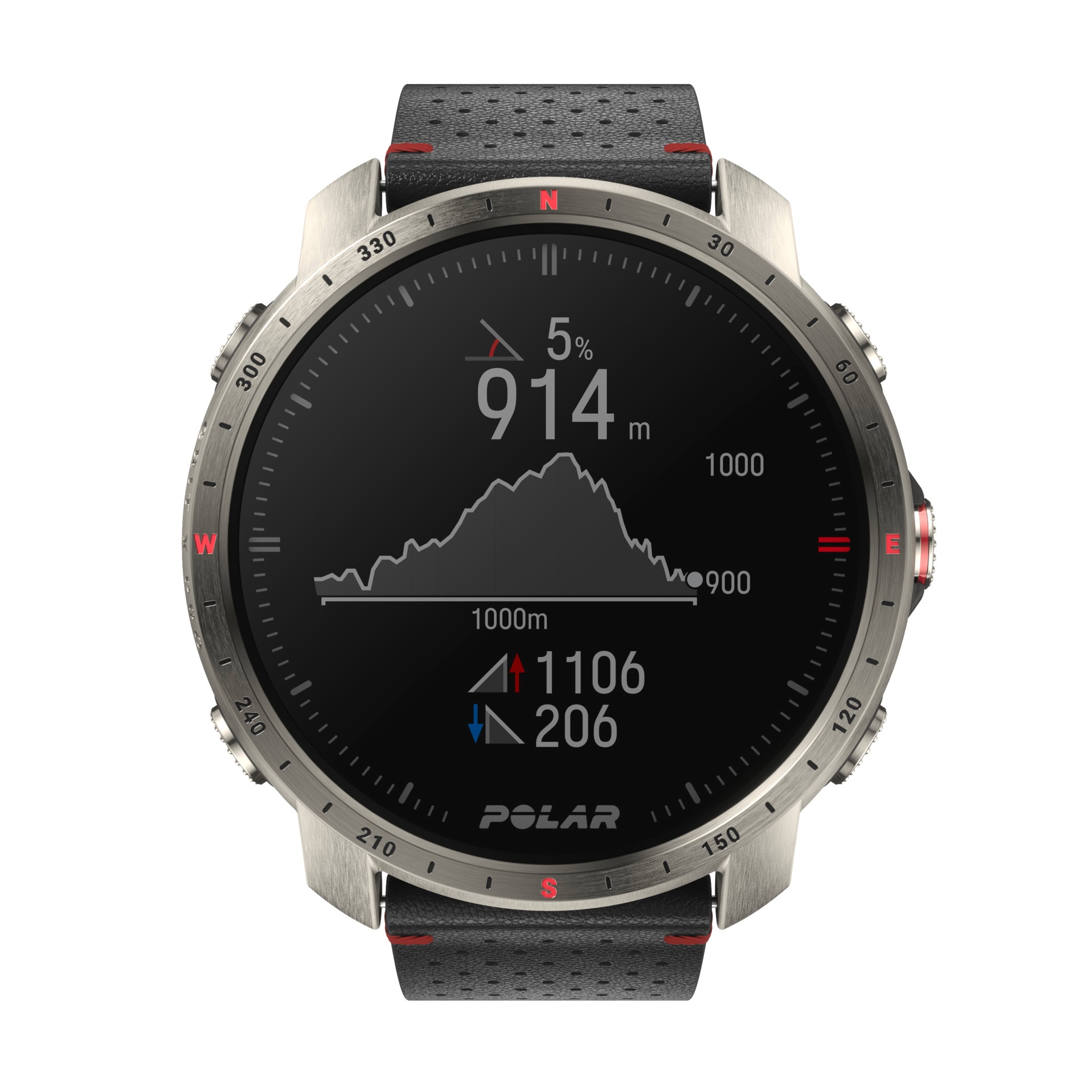 Polar Smartwatch »GRIT X PRO«, (3,05 cm / 1,2 Zoll), Proprietär, 0,064 GB, GPS Navigation 10 ATM)