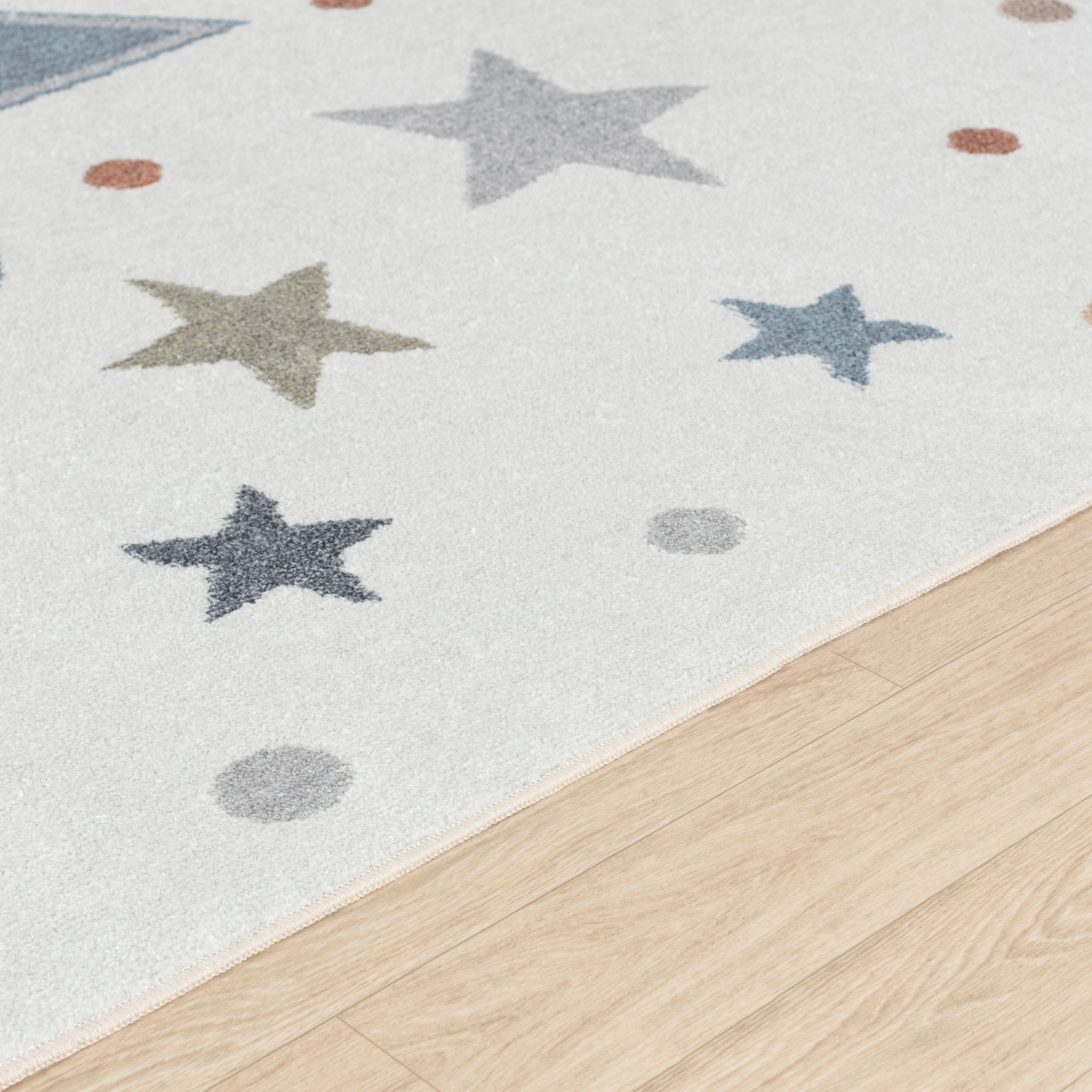 Livabliss Kinderteppich »BEED«, rechteckig, 6 mm Höhe, Kids, Sterne
