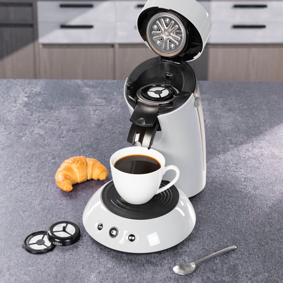 Xavax Wiederbefüllbare Kaffeepads »Dauerpad 2er Set, Senseo, baugleiche Padmaschinen, Dauerfilter Öko Pad«, (2 tlg.)