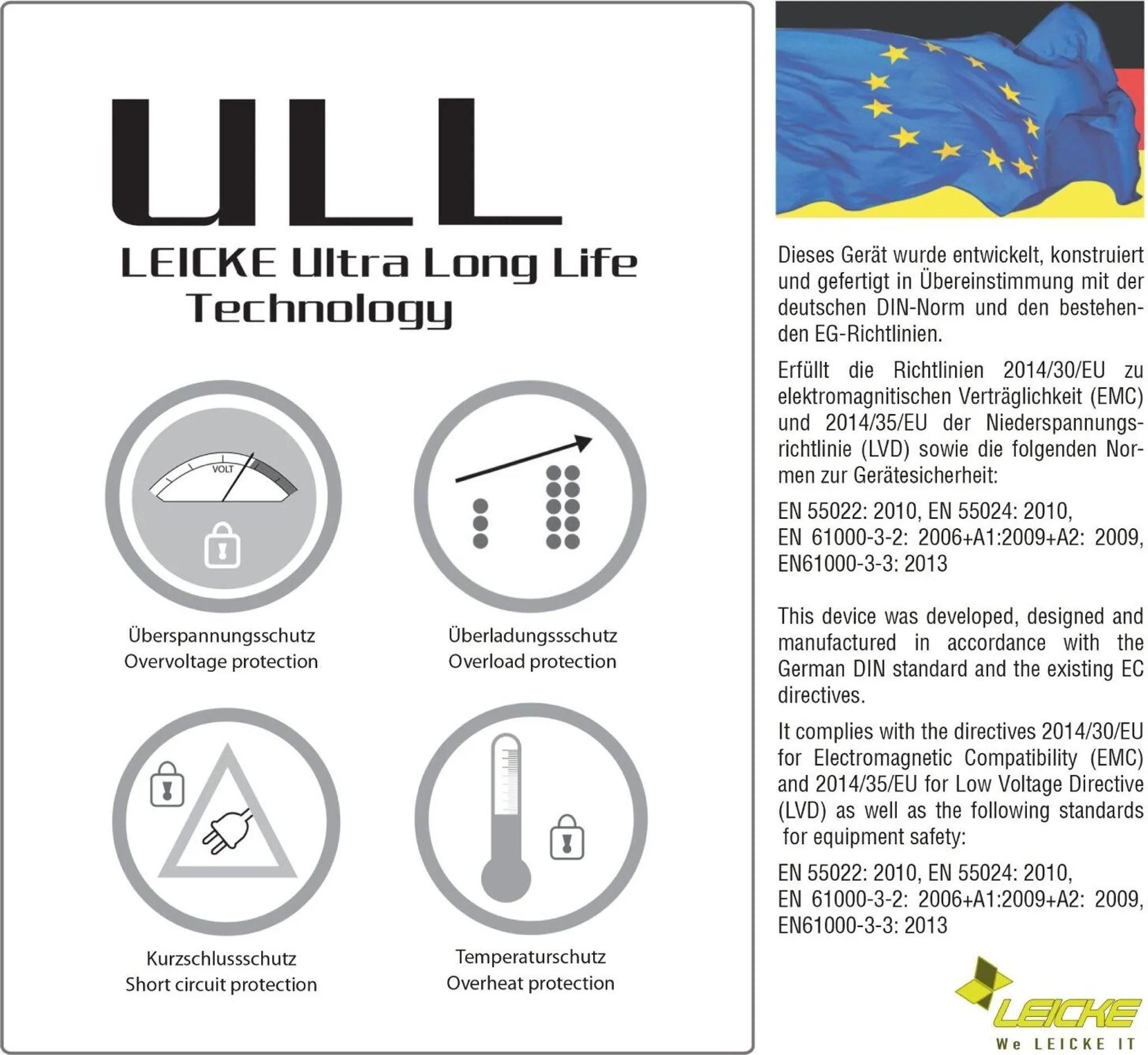 Leicke Batterie-Ladegerät »Ladegerät für Bosch 42V/36V 2A Performance  Active Line E-Bike/Pedelec«