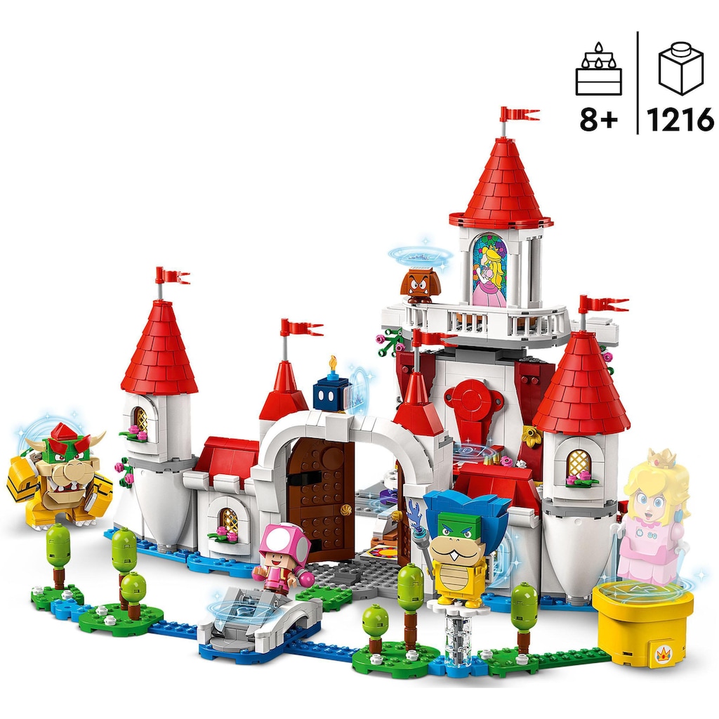 LEGO® Konstruktionsspielsteine »Pilz-Palast – Erweiterungsset (71408), LEGO® Super Mario«, (1216 St.)