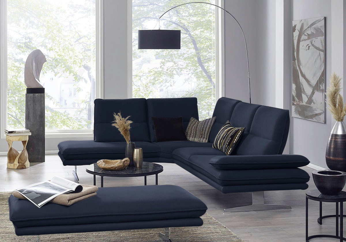 W.SCHILLIG Ecksofa »broadway, Designsofa, mit tollem Sitzkomfort, L-Form«, günstig online kaufen