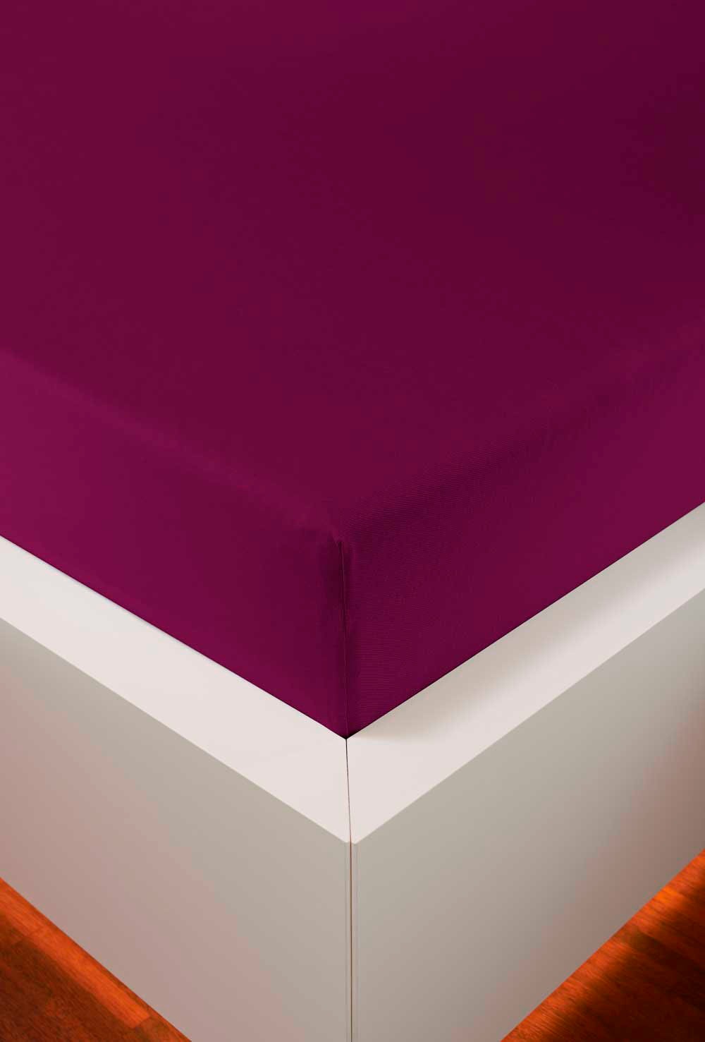 bellana Spannbettlaken "Jersey-Elasthan Aqua in Gr. 90x200, 140x200 oder 18 günstig online kaufen