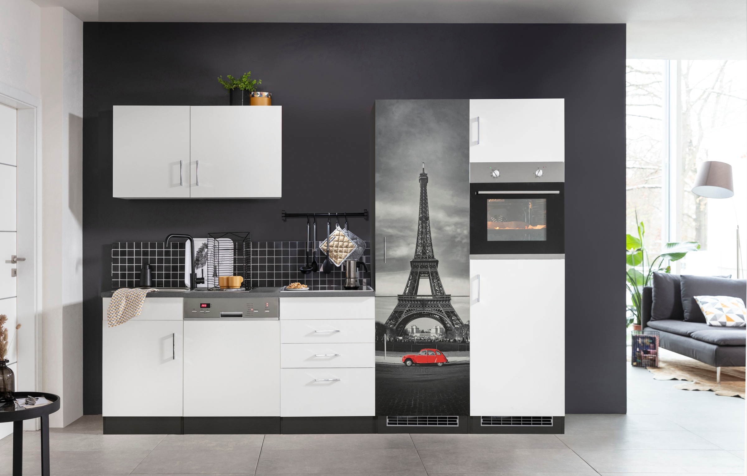 KOCHSTATION Küchenzeile »KS-Paris«, ohne E-Geräte, Breite 290 cm günstig online kaufen