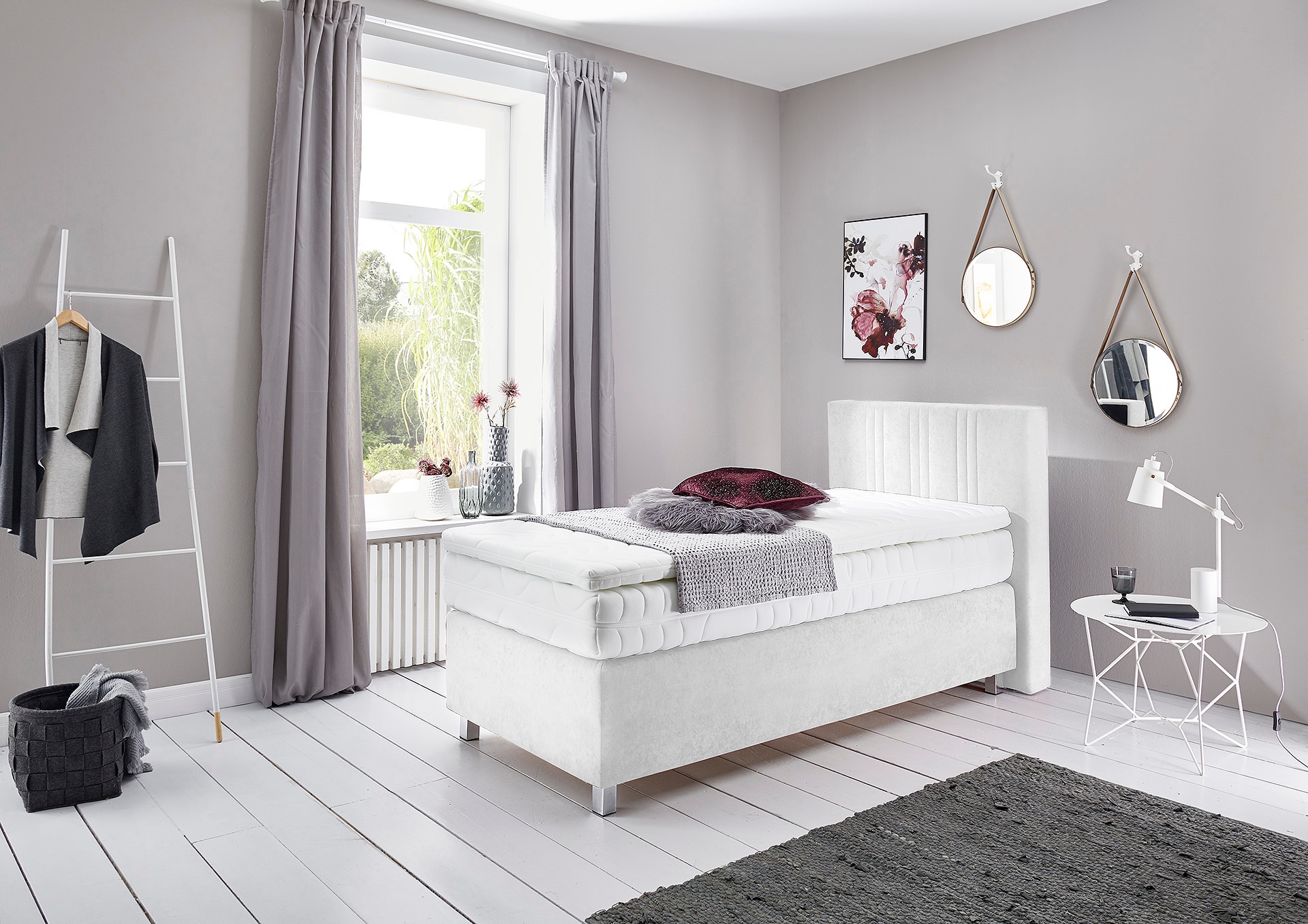 Westfalia Schlafkomfort Boxspringbett wahlweise mit Bettkasten und Topper günstig online kaufen