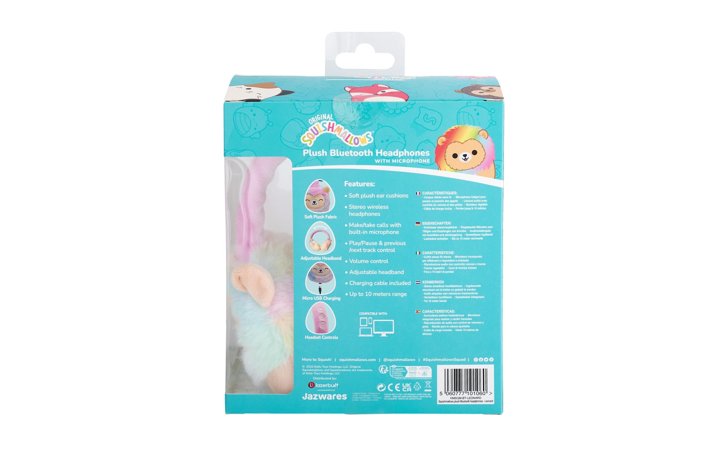 Squishmallow Over-Ear-Kopfhörer »Leonard Bluetooth«