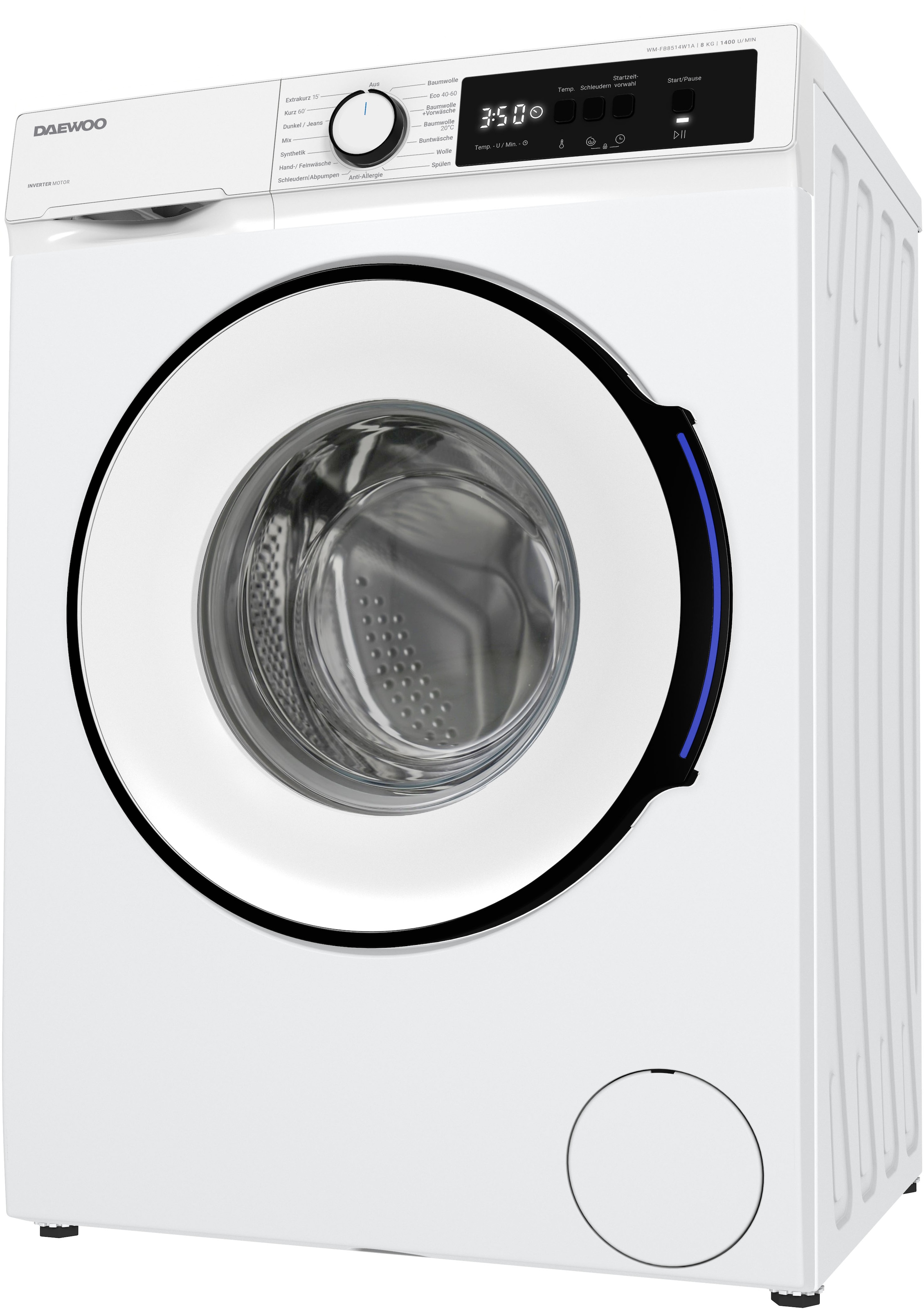 Daewoo Waschmaschine »WM-FB8514W1A-DE«, 8 kg, 1400 U/min
